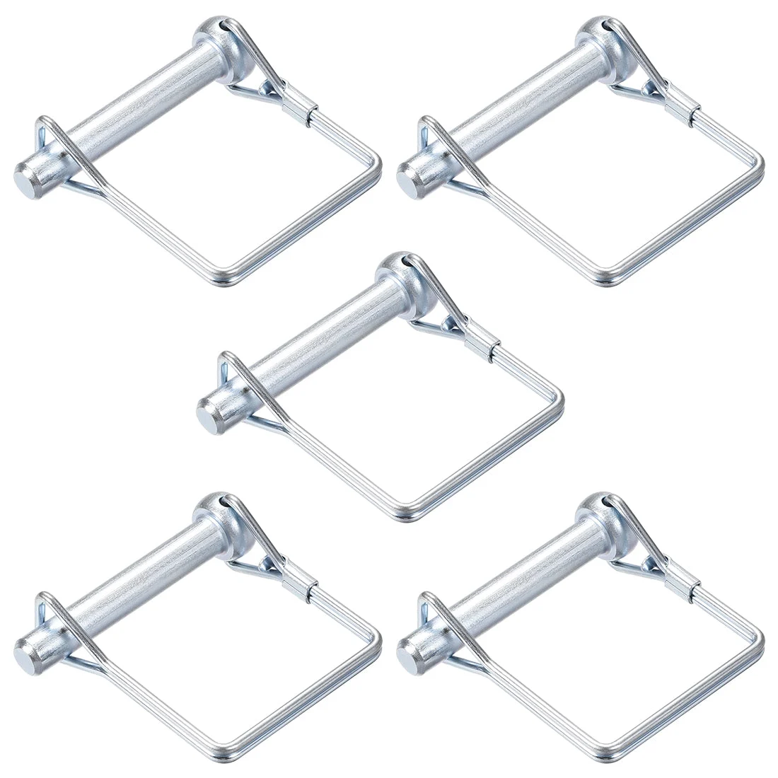 Shaft Locking Pin 8mmx50mm Coupler Pin for Farm Trailers Lawn Square 5Pcs