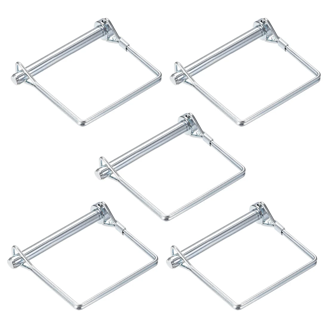 Shaft Locking Pin 8mmx70mm Coupler Pin for Farm Trailers Lawn Square 5Pcs