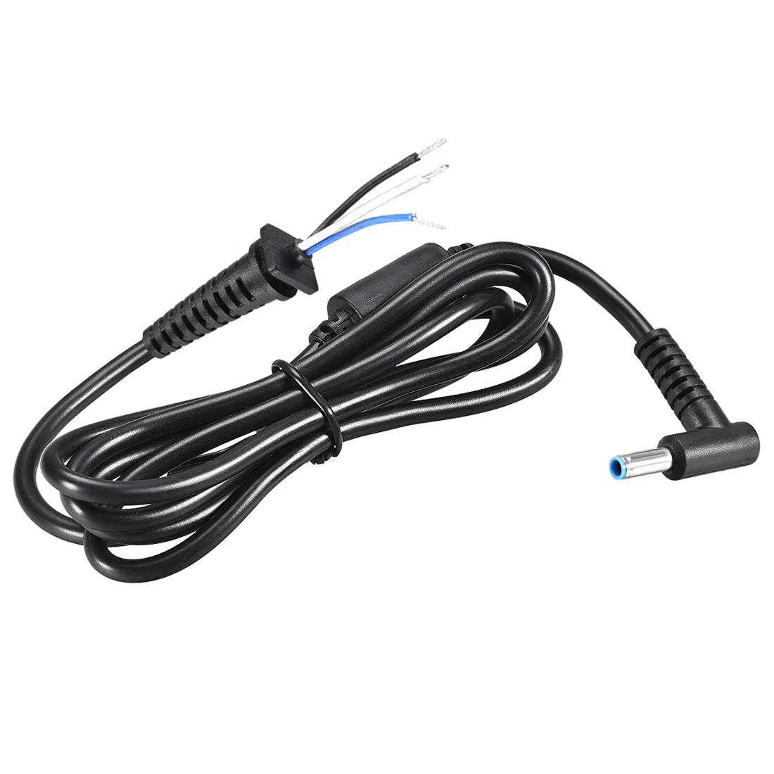 1.2M/6FT 4.5mm x 3.0mm Male Plug DC Power Adapter Right Angle Cable 2pcs