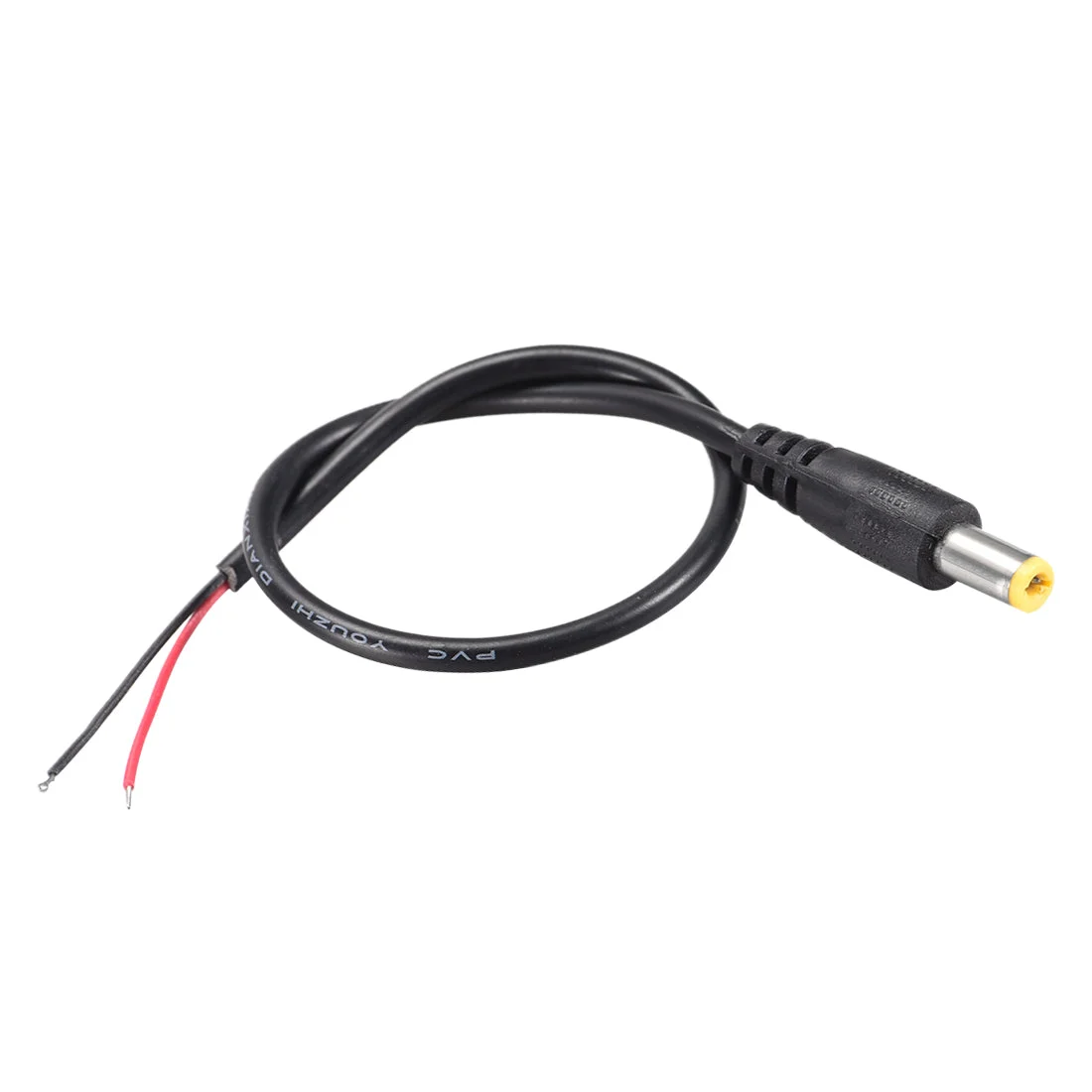 5pcs DC Power 5.5mm x 2.1mm 2A 28cm Barrel Male Plug Connector Pigtail