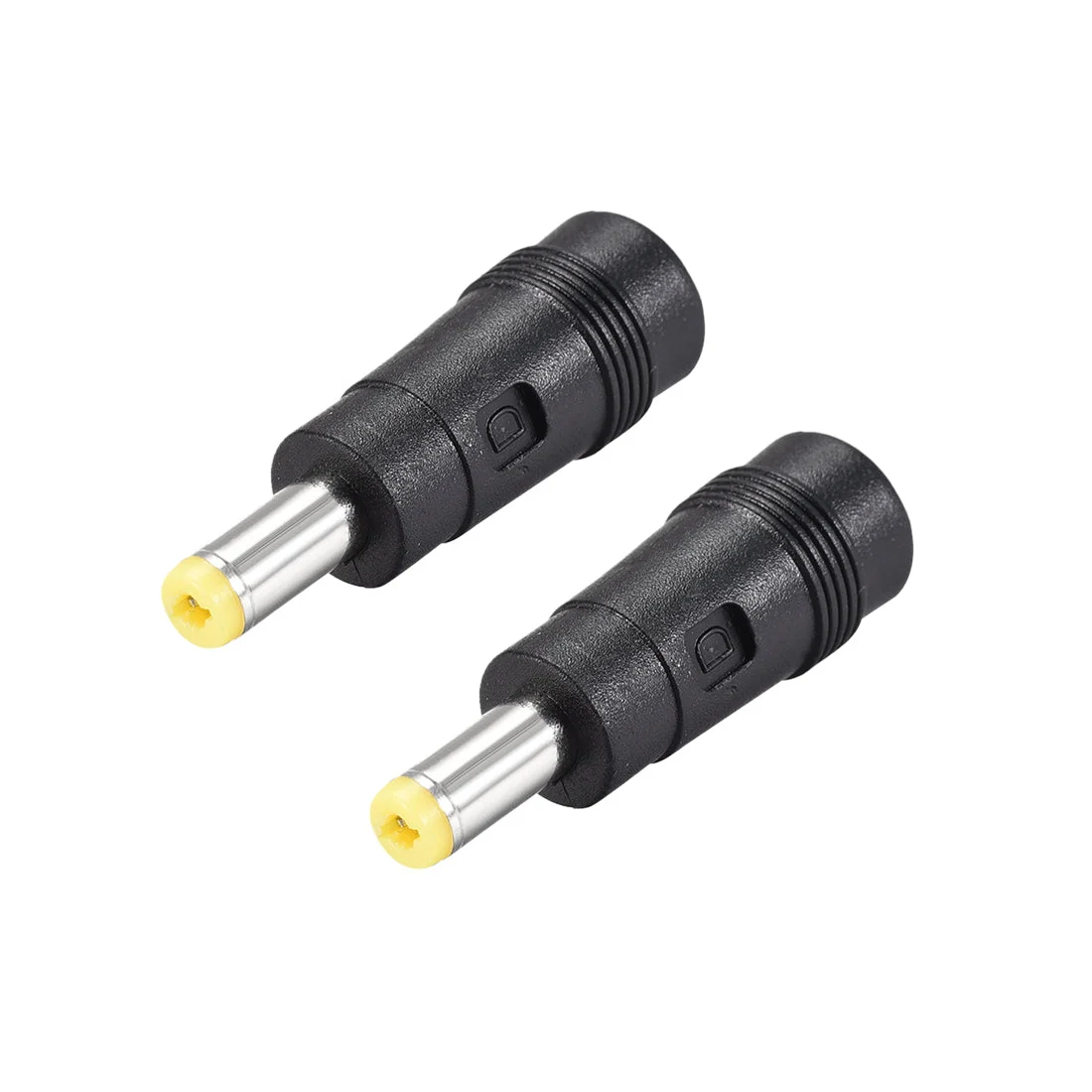2Pcs DC Power Converter 5.5mm x 2.1mm Male to 5.5mm x 2.5mm Female Adapter Connector