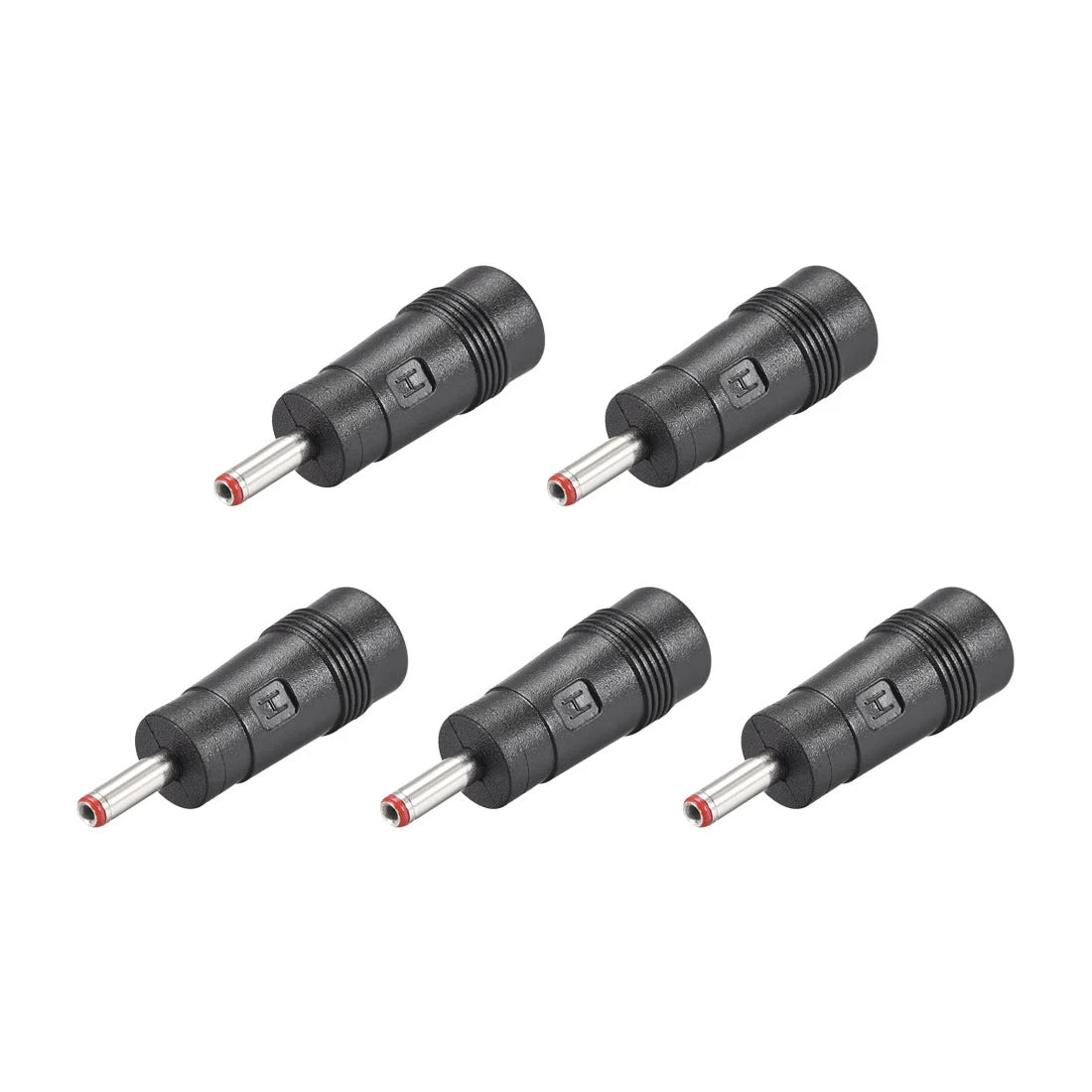 5pcs DC Power Converter 3.5mm x 1.35mm Male to 5.5mm x 2.5mm Female Adapter Connector