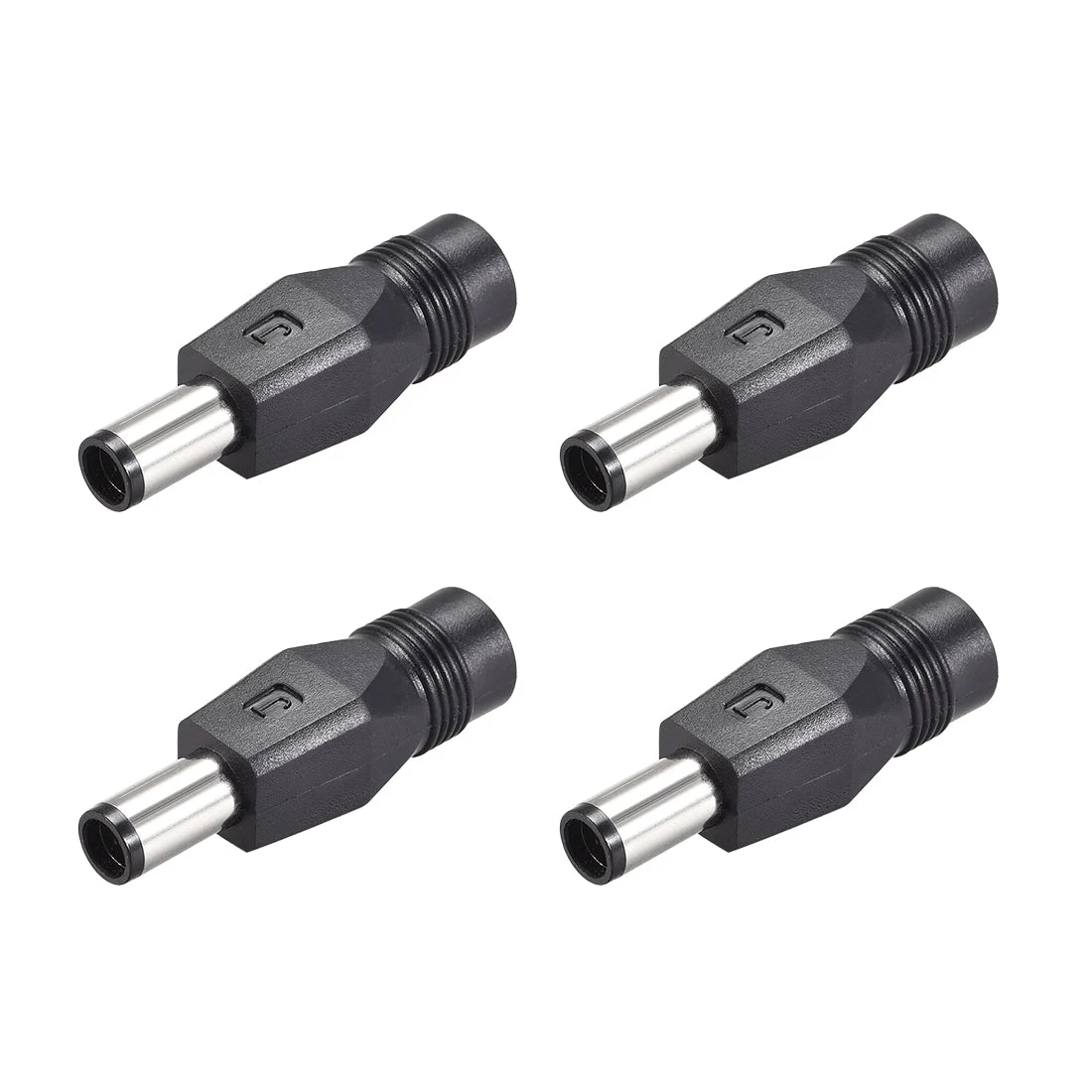 4pcs DC Power Converter 7.4mm x 5.0mm Male to 5.5mm x 2.1mm Female Adapter Connector