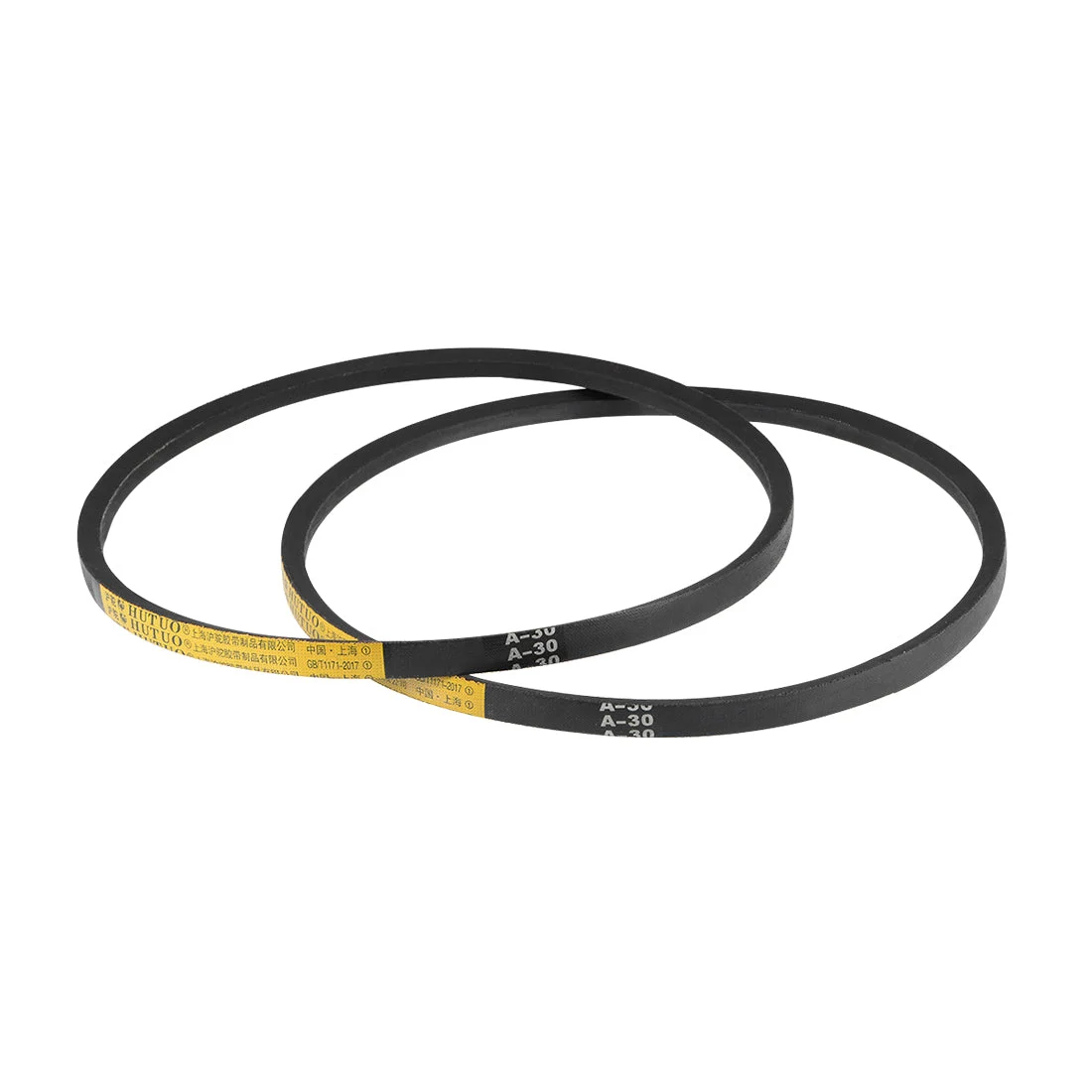A30 V-Belts 30" Pitch Length,, A-Section Rubber Drive Belt 2pcs