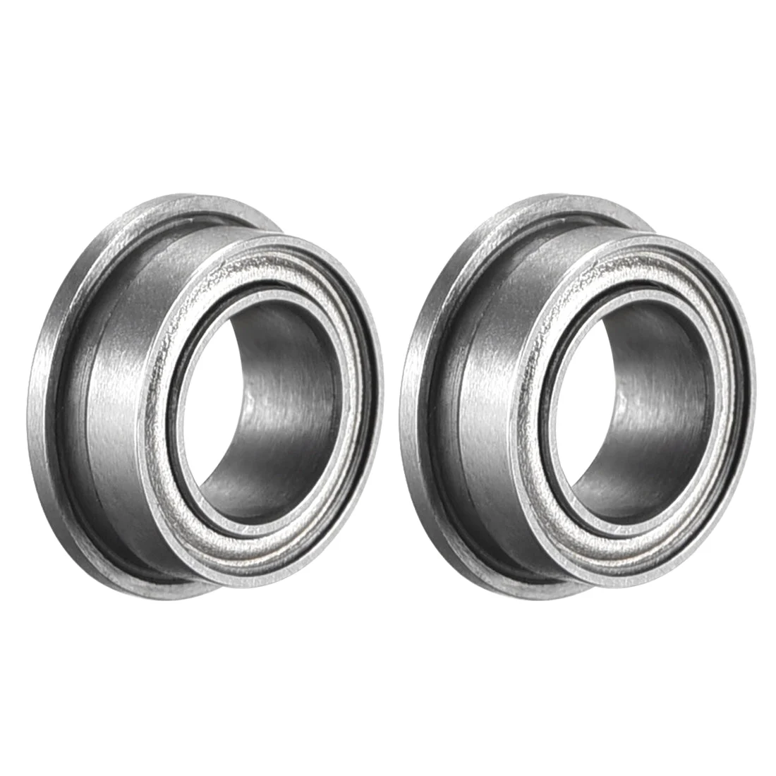 FR156ZZ Flange Ball Bearing 3/16x5/16x1/8 Shielded Chrome Steel Bearings 2pcs