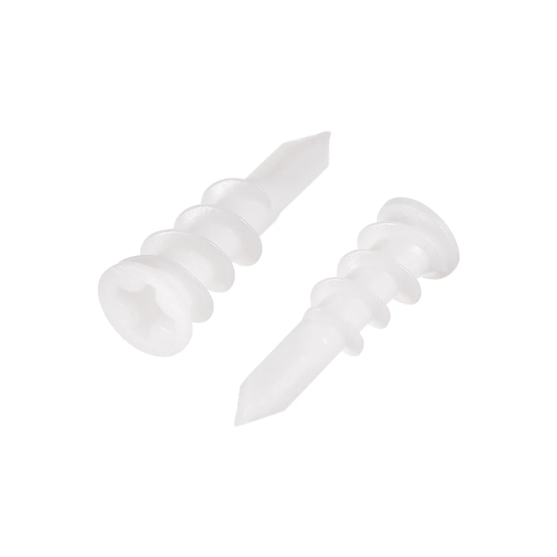 Uxcell 10x32mm Plastic Expansion Tube Drywall Wall Fixing White 100pcs