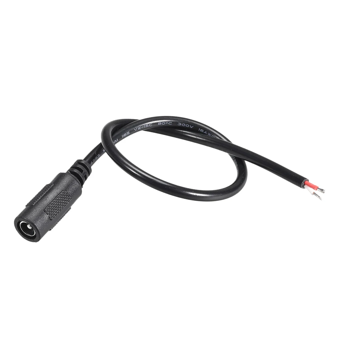 10pcs DC Power 5.5mm x 2.5mm 4A 18AWG 30cm Female Plug Connector Pigtail