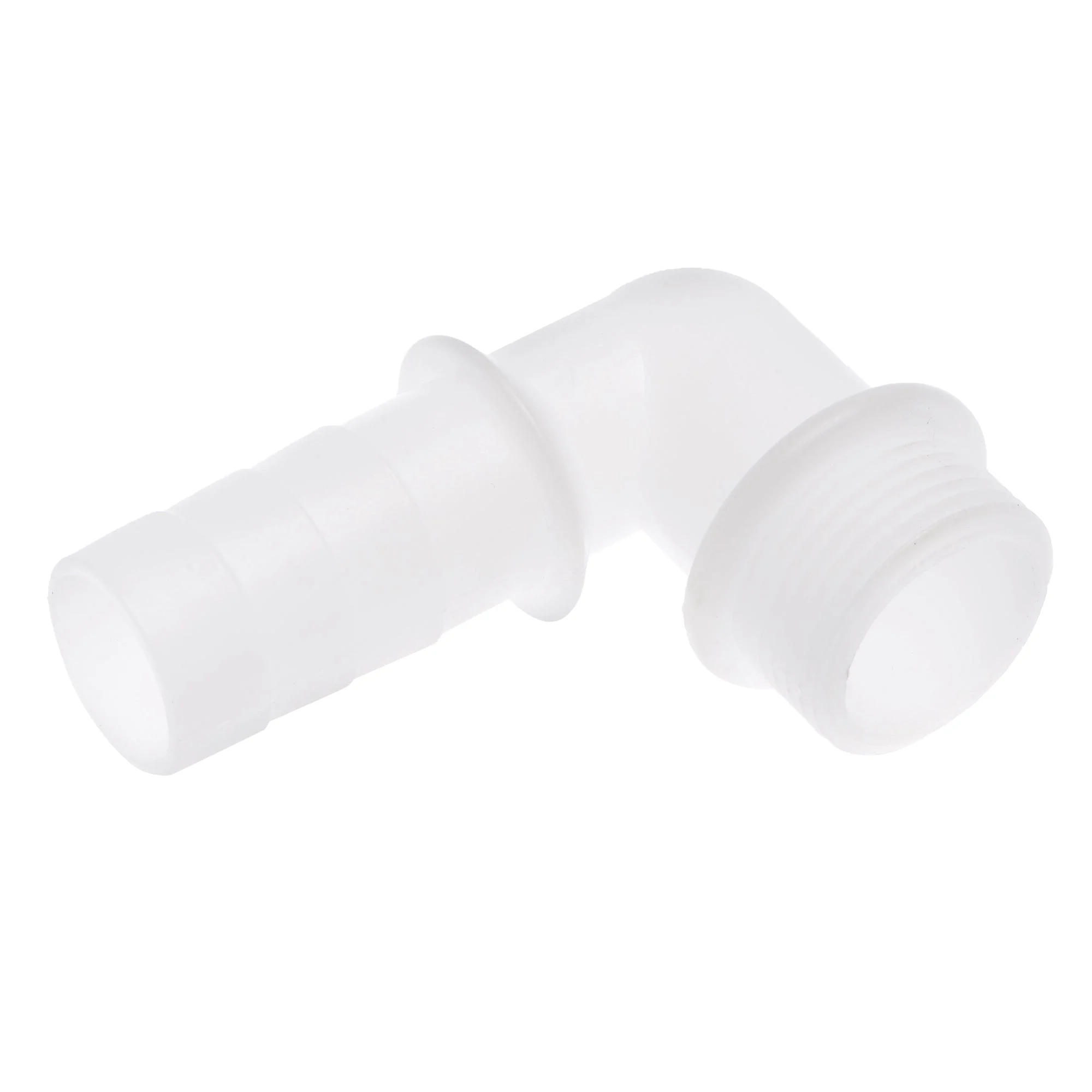 PVC Tube Fitting 90 Degree Elbow Adapter 25mm Barbed x G1 Male White for Aquariums, Water Tanks, Tubs, Pools