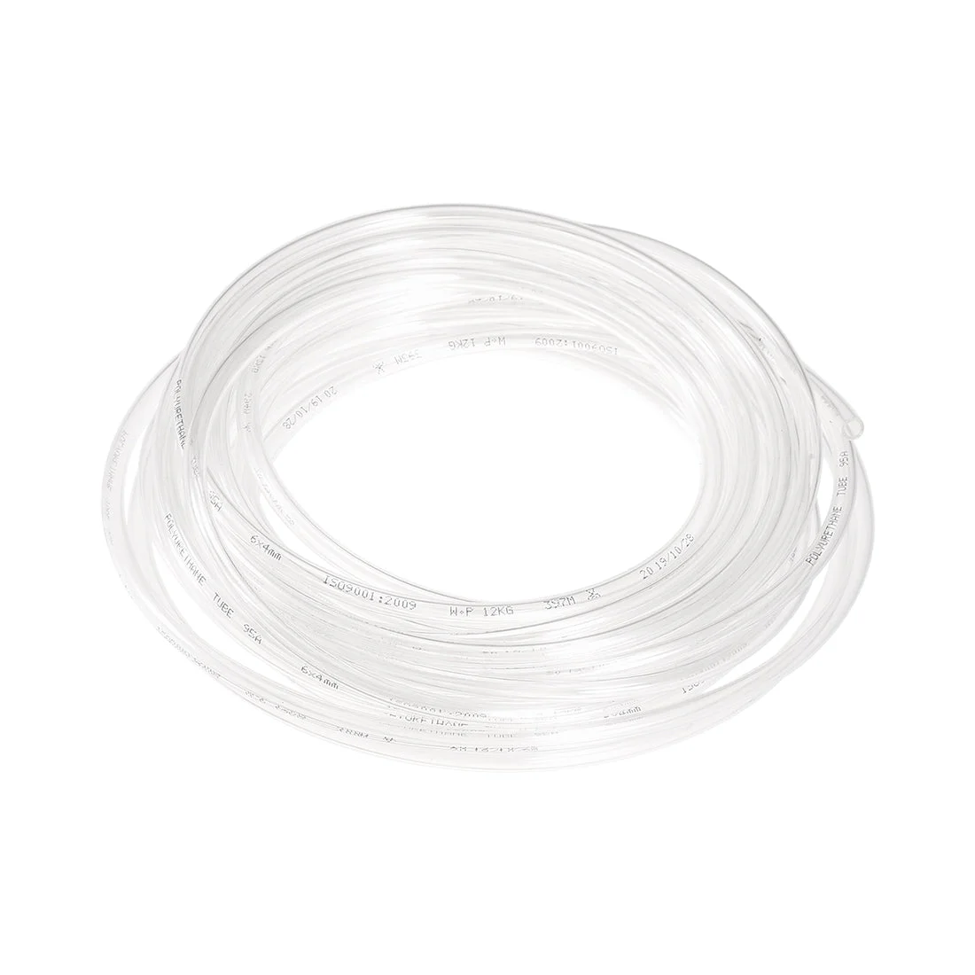 6mm OD 4mm ID 7m Long Clear PU Air Tubing Pipe Hose for Air Line Tube Fluid Transfer Pneumatic Tubing