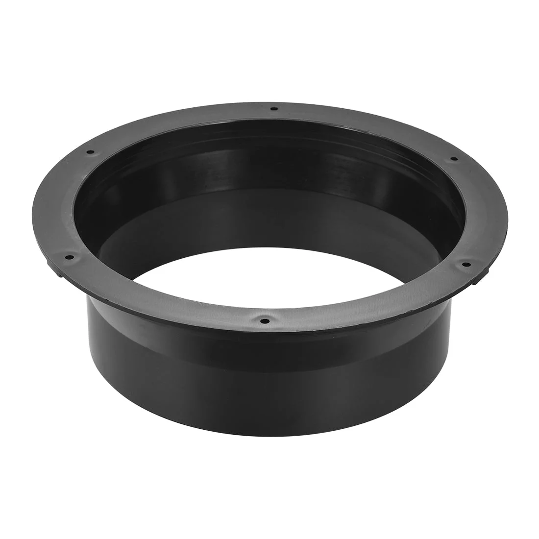Black Duct Connector Cone Flange ABS Plastic Air Outlet Inlet Hose Pipe Adaptor for 7.87Inch Dia Hose