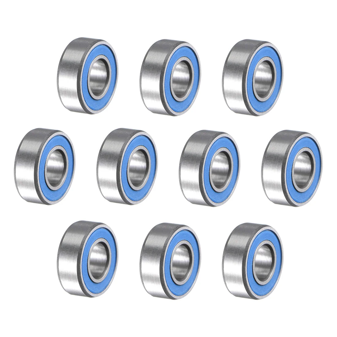 MR115-2RS Chrome Steel Ball Bearing 5x11x4mm Double Sealed Bearings 10pcs