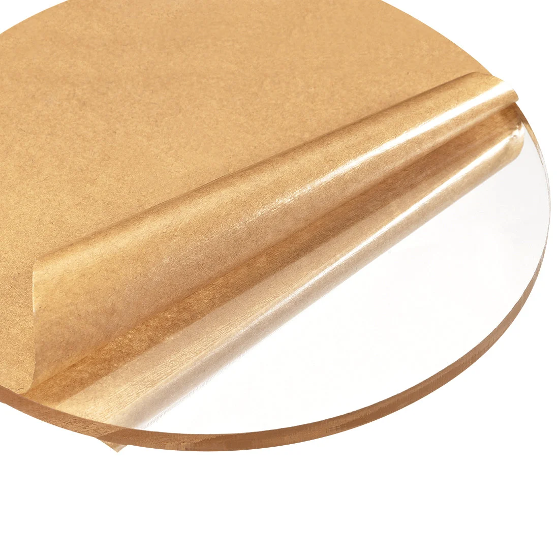 Uxcell Acrylic Sheet Circle Round Disc,Clear,0.24 x 7.86inch