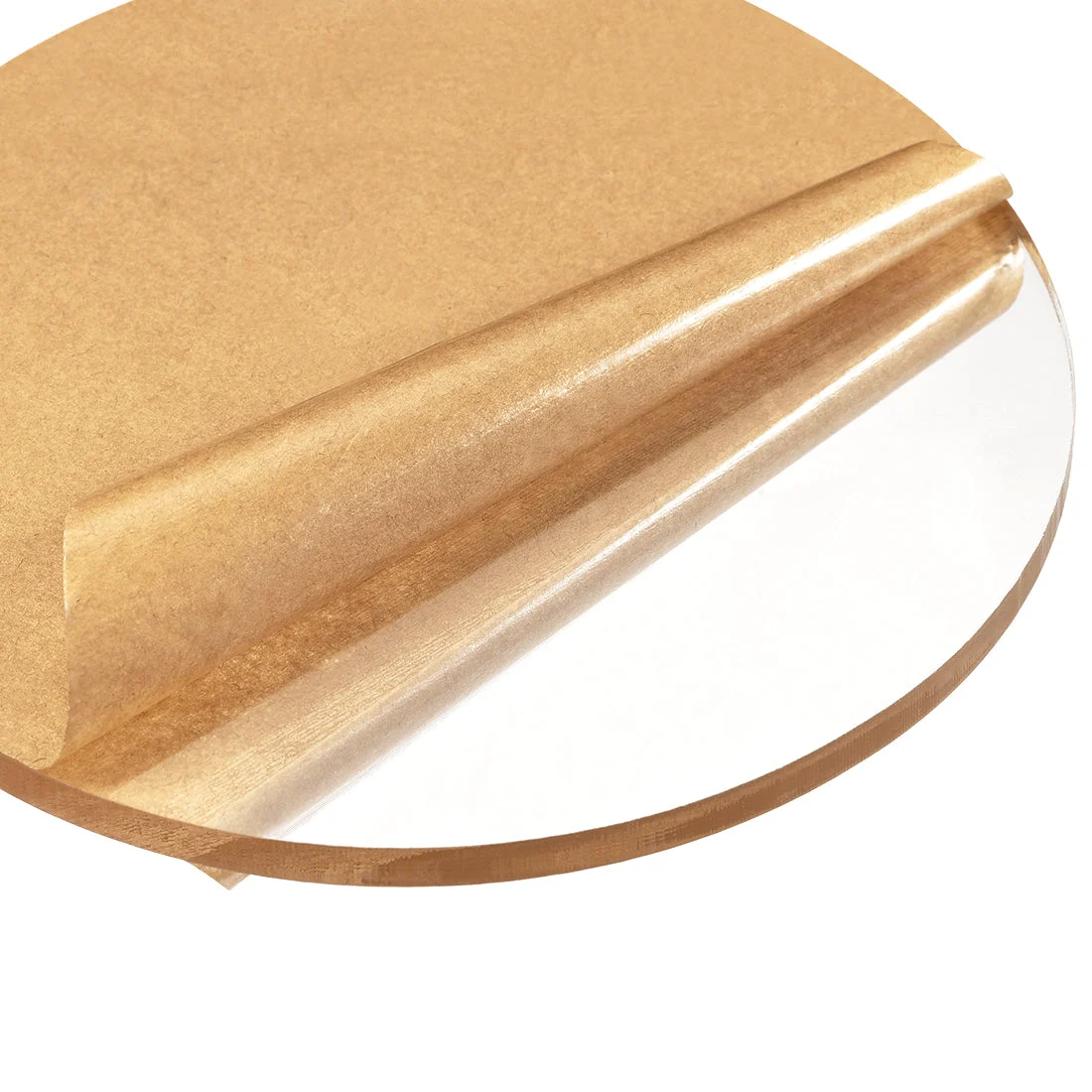 Uxcell Acrylic Sheet Circle Round Disc,Clear,0.31 x 7.86inch