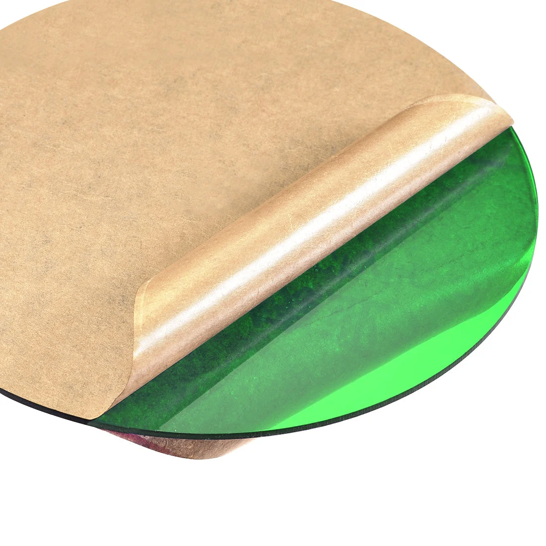 Uxcell Acrylic Sheet Circle Round Disc,Green,Translucent,0.08 x 3.93inch