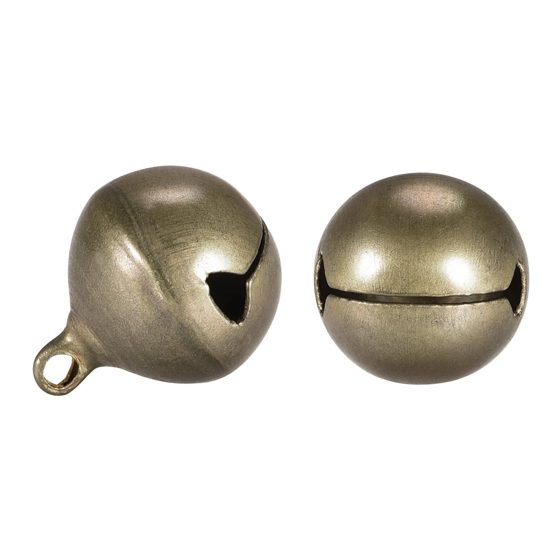 Uxcell Jingle Bells, 0.79 Inch 15pcs, Craft Copper Bells Bulk DIY Bells for Pet Christmas Festival Decoration Party Home, Bronze