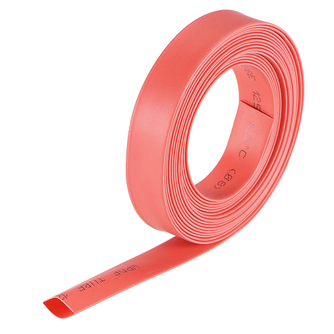 Heat Shrink Tubing 8mm Dia 13.7mm Flat Width 2:1 rate 10ft Red