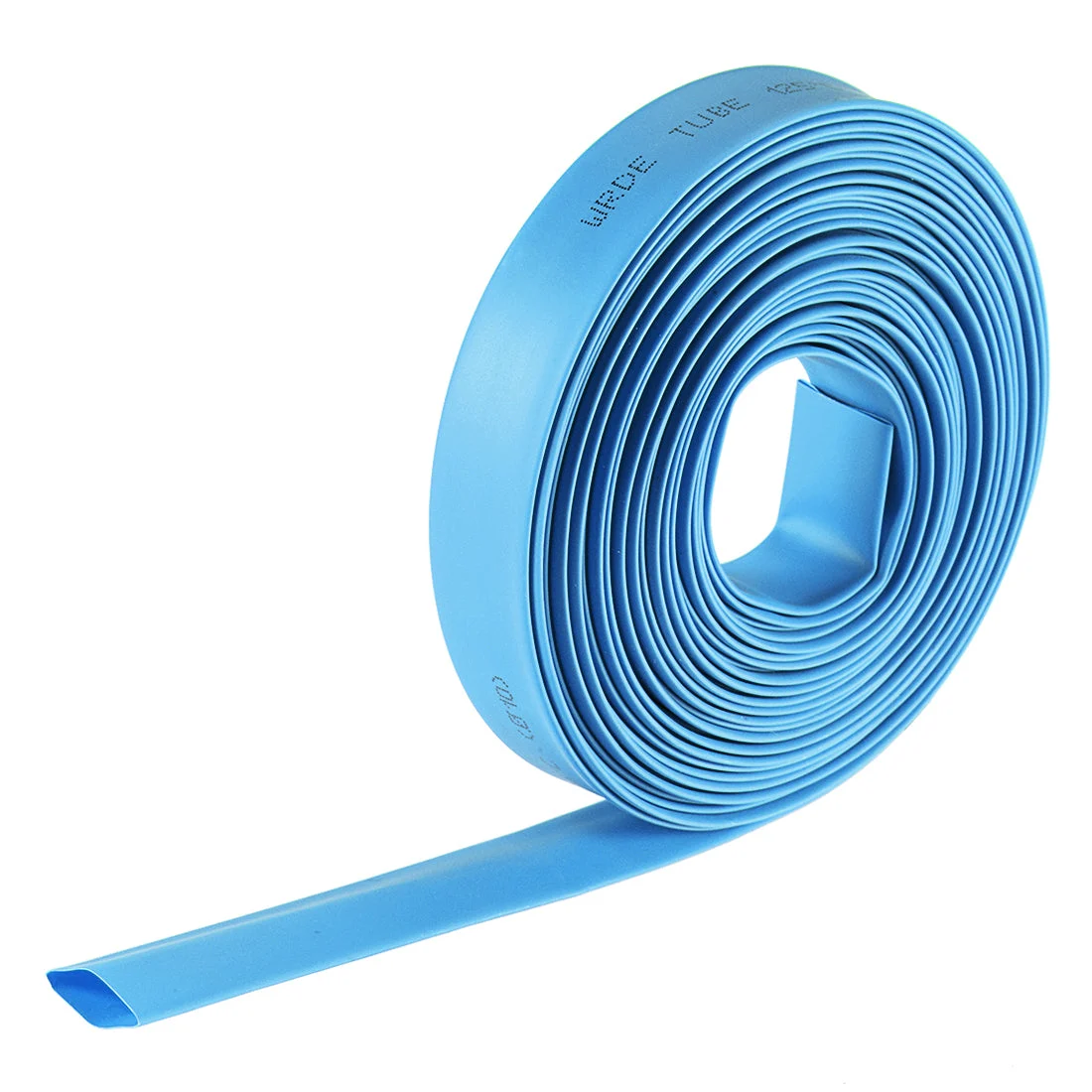 Heat Shrink Tubing, 3/8"(10mm) Dia 17mm Flat Width 2:1 rate Shrinkable Tube Cable Sleeve 7m - Blue