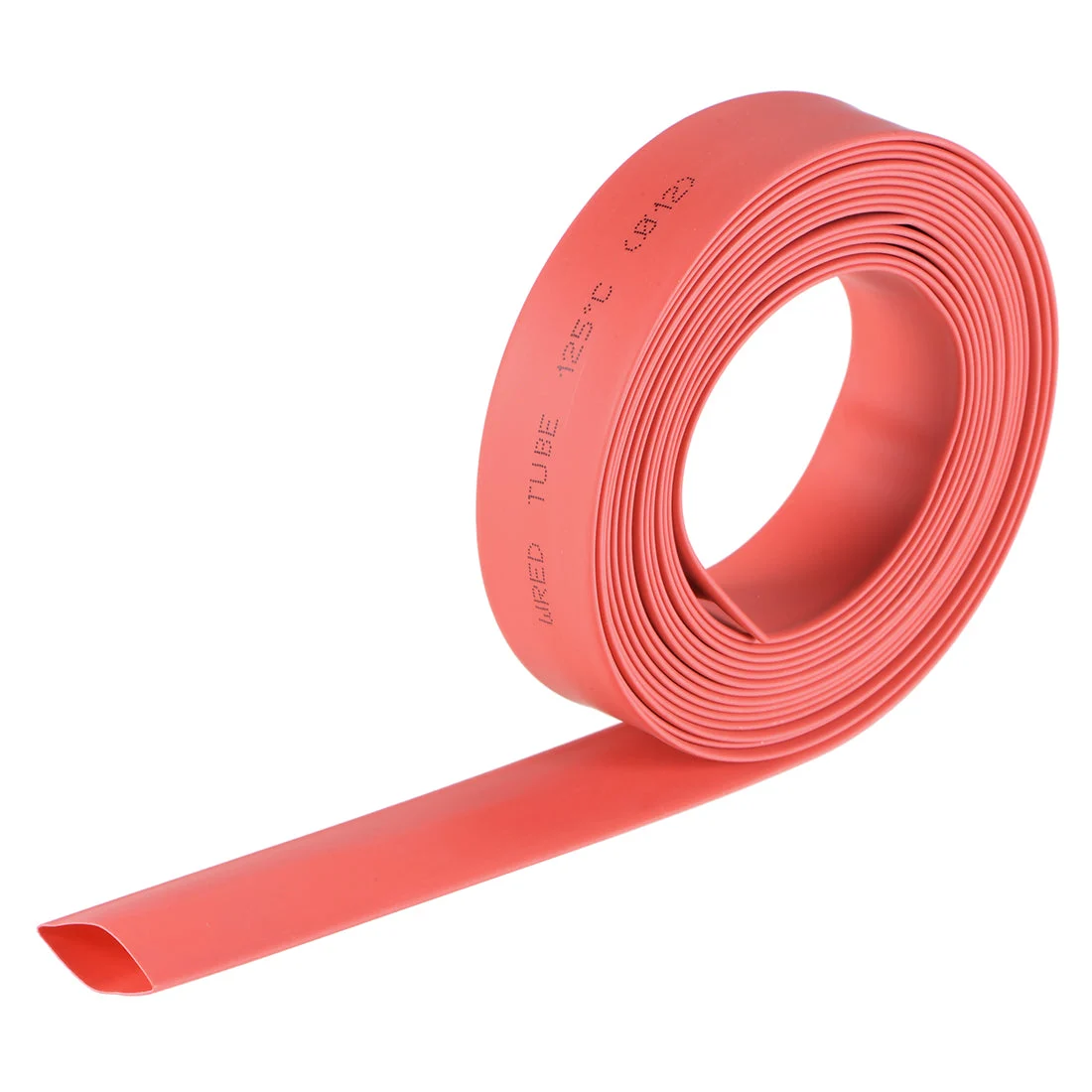 Heat Shrink Tubing 12mm Dia 20mm Flat Width 2:1 rate 10ft - Red