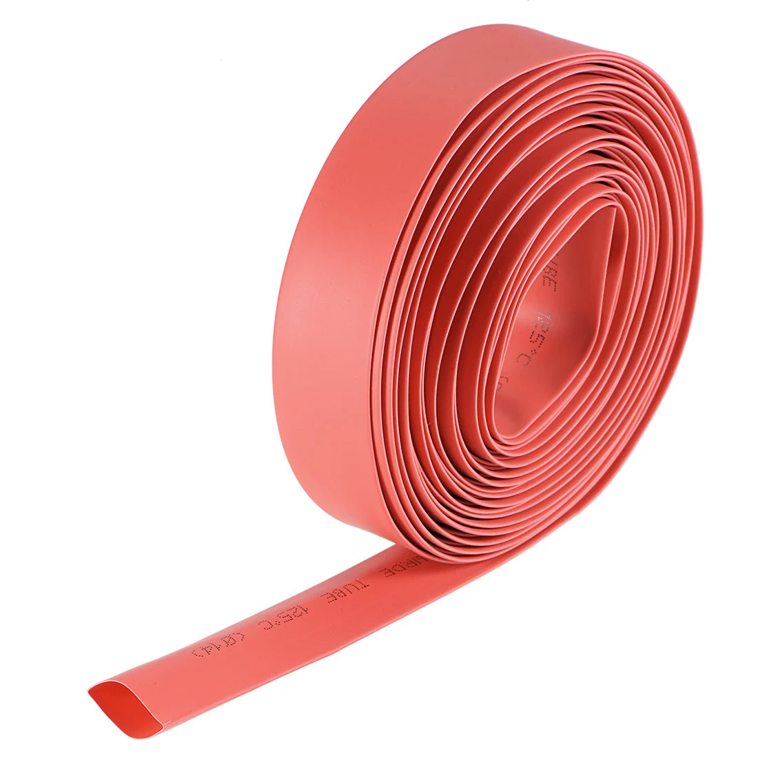 Heat Shrink Tubing 14mm Dia 23mm Flat Width 2:1 rate 7m - Red