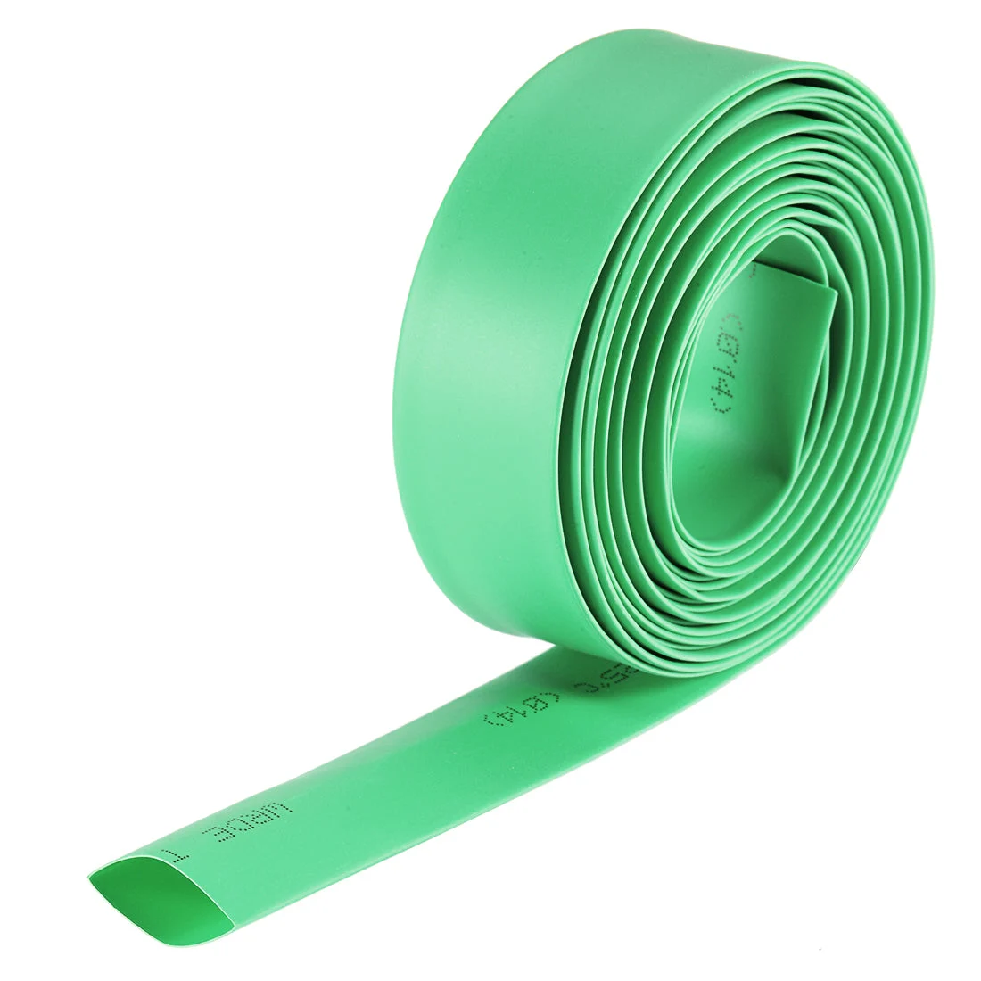 Heat Shrink Tubing 14mm Dia 23mm Flat Width 2:1 rate 10ft - Green