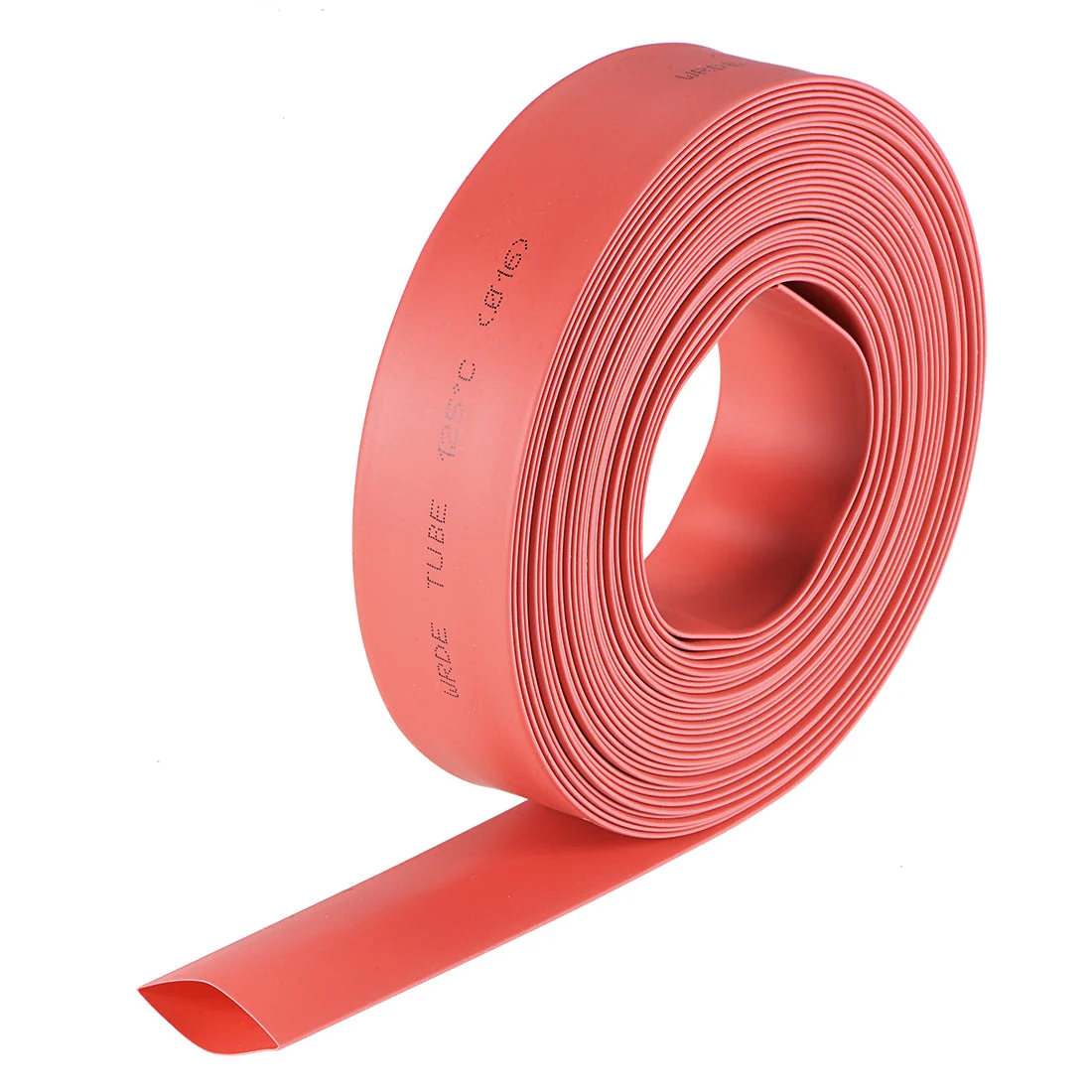 Heat Shrink Tubing, 5/8"(16mm) Dia 26mm Flat Width 2:1 rate 7m - Red