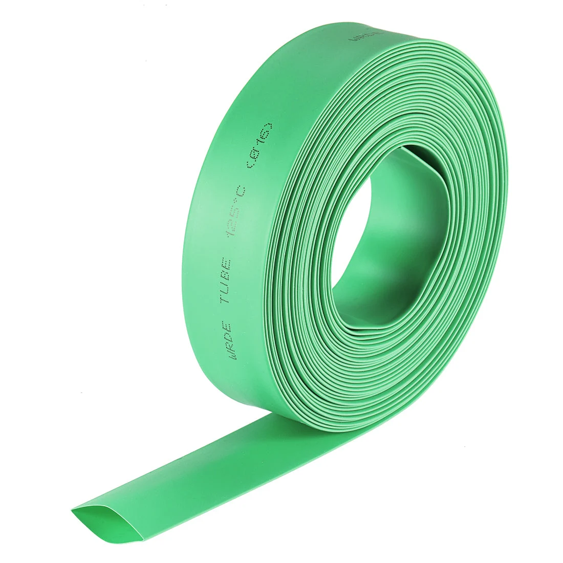 Heat Shrink Tubing, 5/8"(16mm) Dia 26mm Flat Width 2:1 rate 7m - Green
