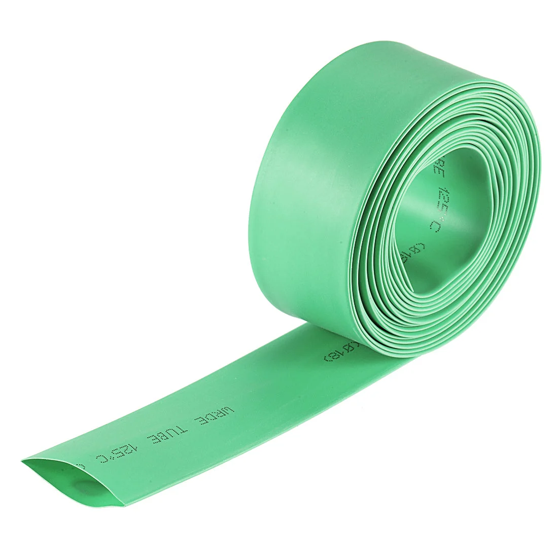 Heat Shrink Tubing 18mm Dia 30mm Flat Width 2:1 rate 10ft - Green