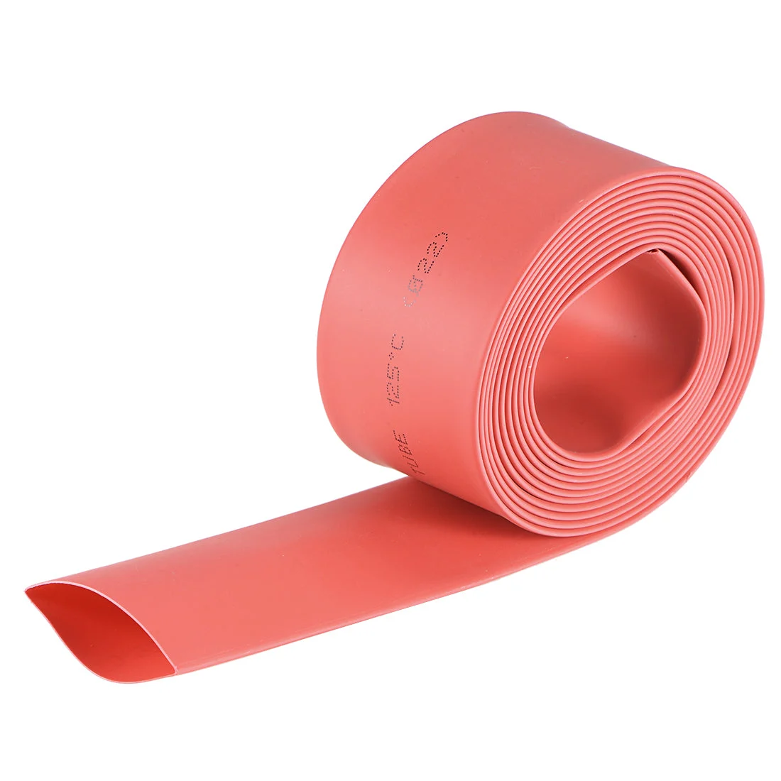 Heat Shrink Tubing Wire Insulation 22mm Dia 37mm Flat Width 2:1 rate 2m Red