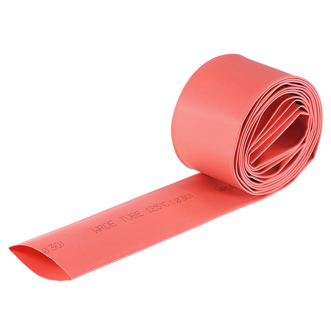 Heat Shrink Tubing 30mm Dia 50mm Flat Width 2:1 rate 2m - Red