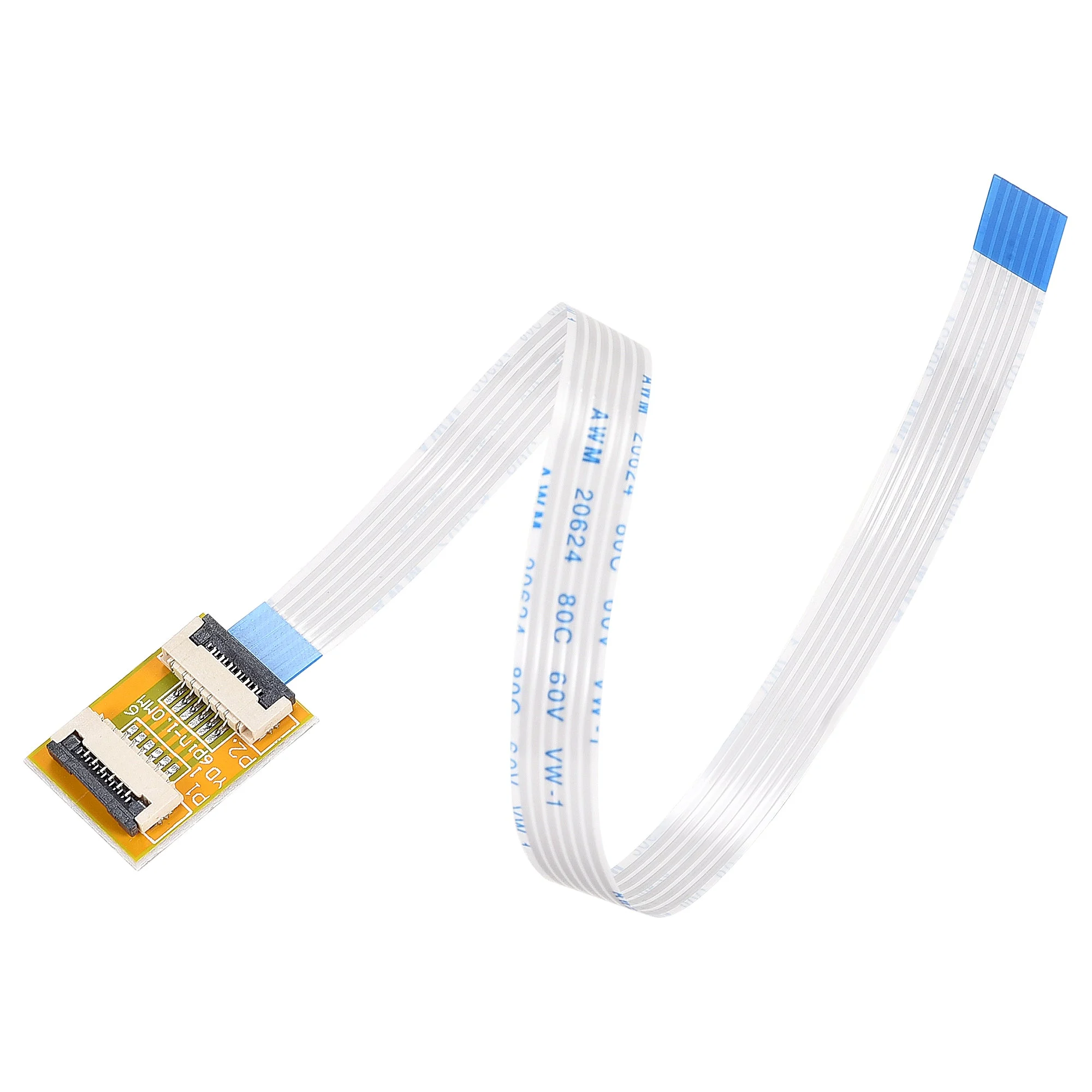 A Type Flexible Flat Cable and Flip Up to Mount Adapter Kit,6P 1.0mm Pitch 20cm