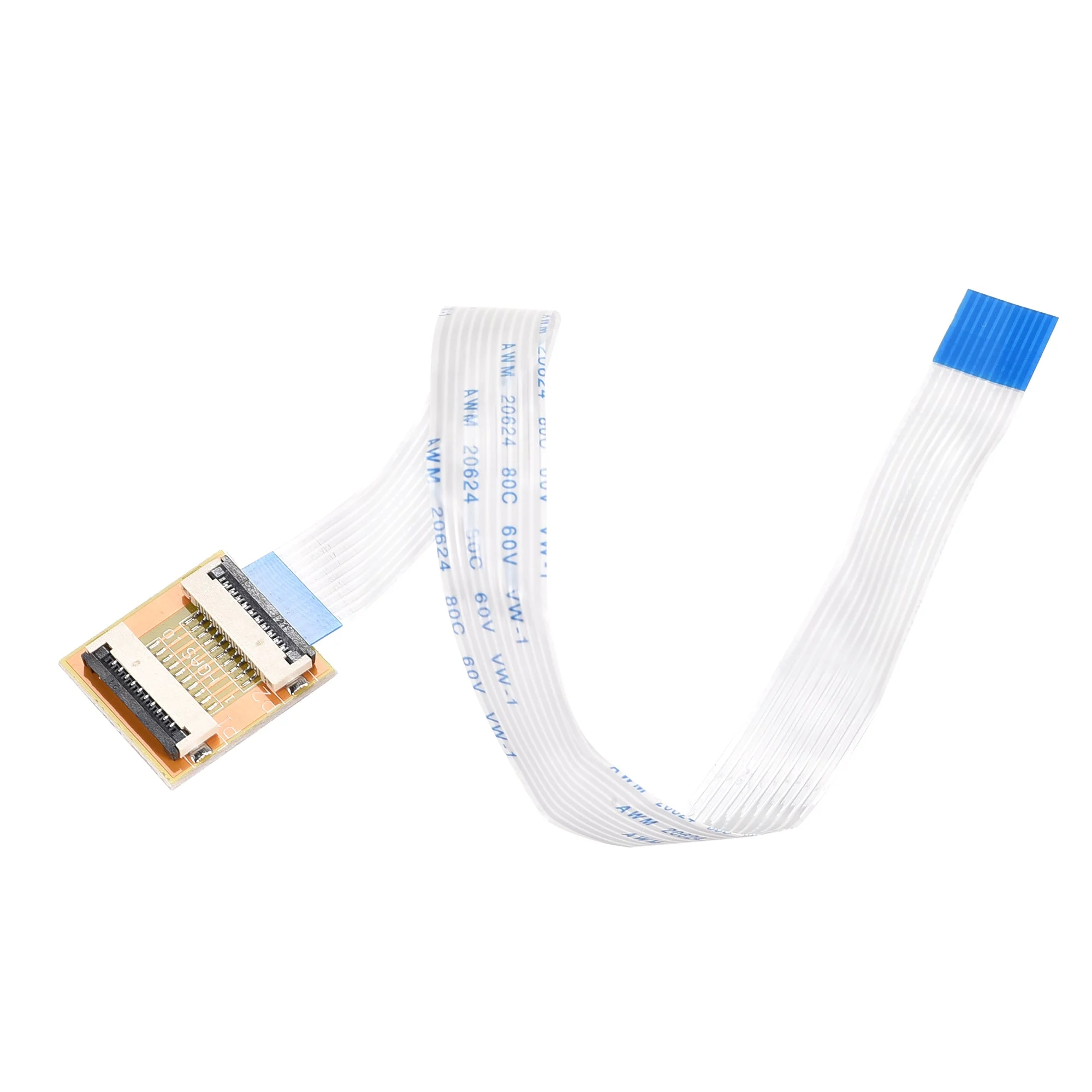 A Type Flexible Flat Cable and Flip Up to Mount Adapter Kit,10P 1.0mm Pitch 20cm