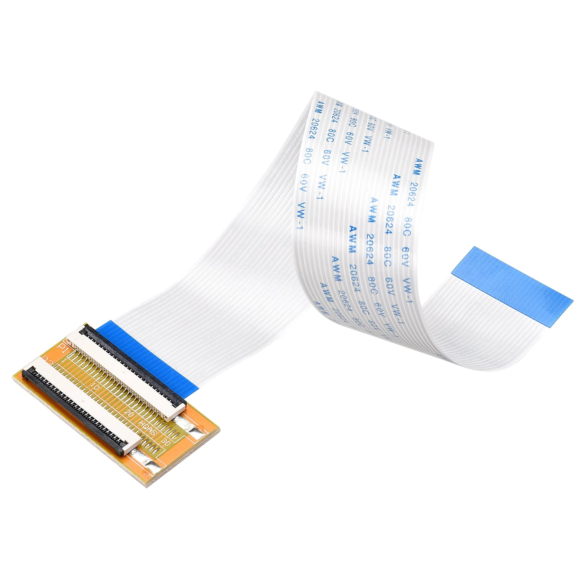 A Type Flexible Flat Cable and Flip Up to Mount Adapter Kit,24P 1.0mm Pitch 20cm