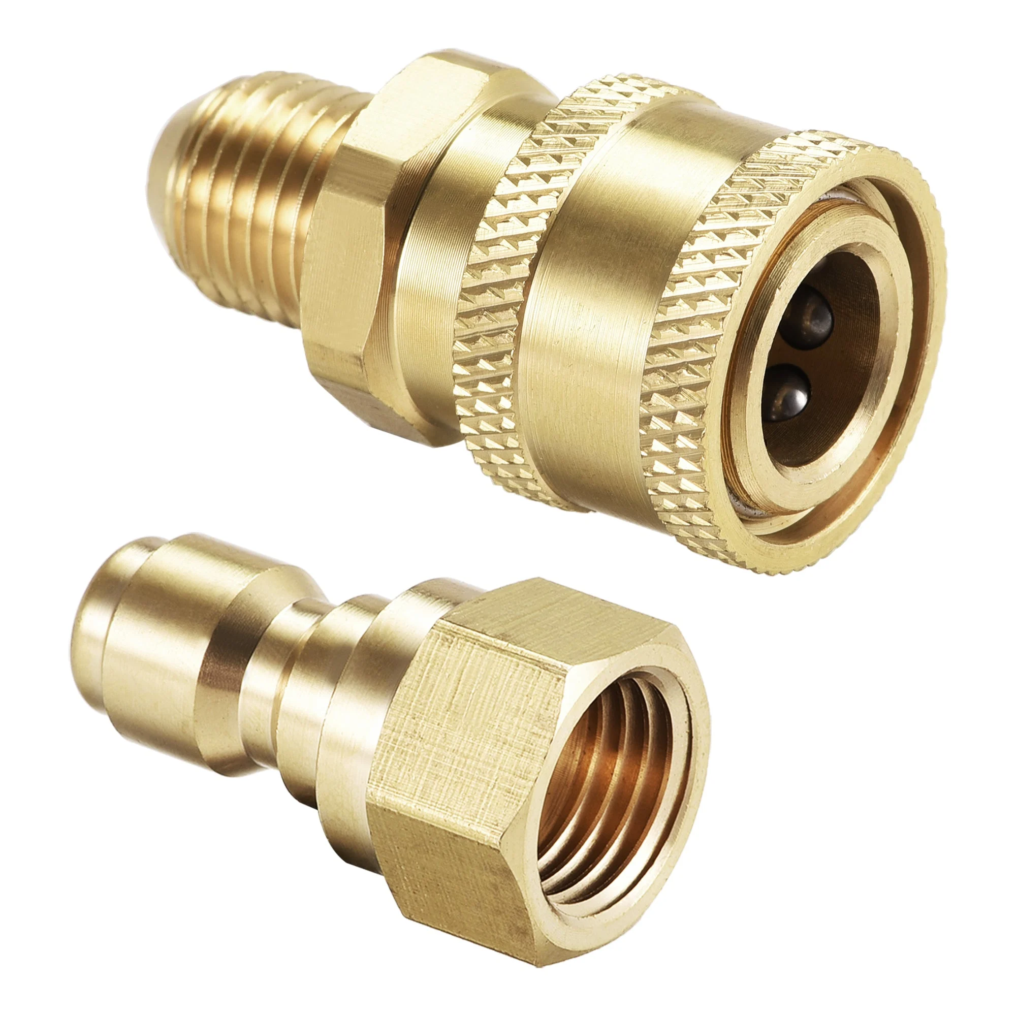 Brass Quick Connect Set M14x1.5 Male & Female Thread