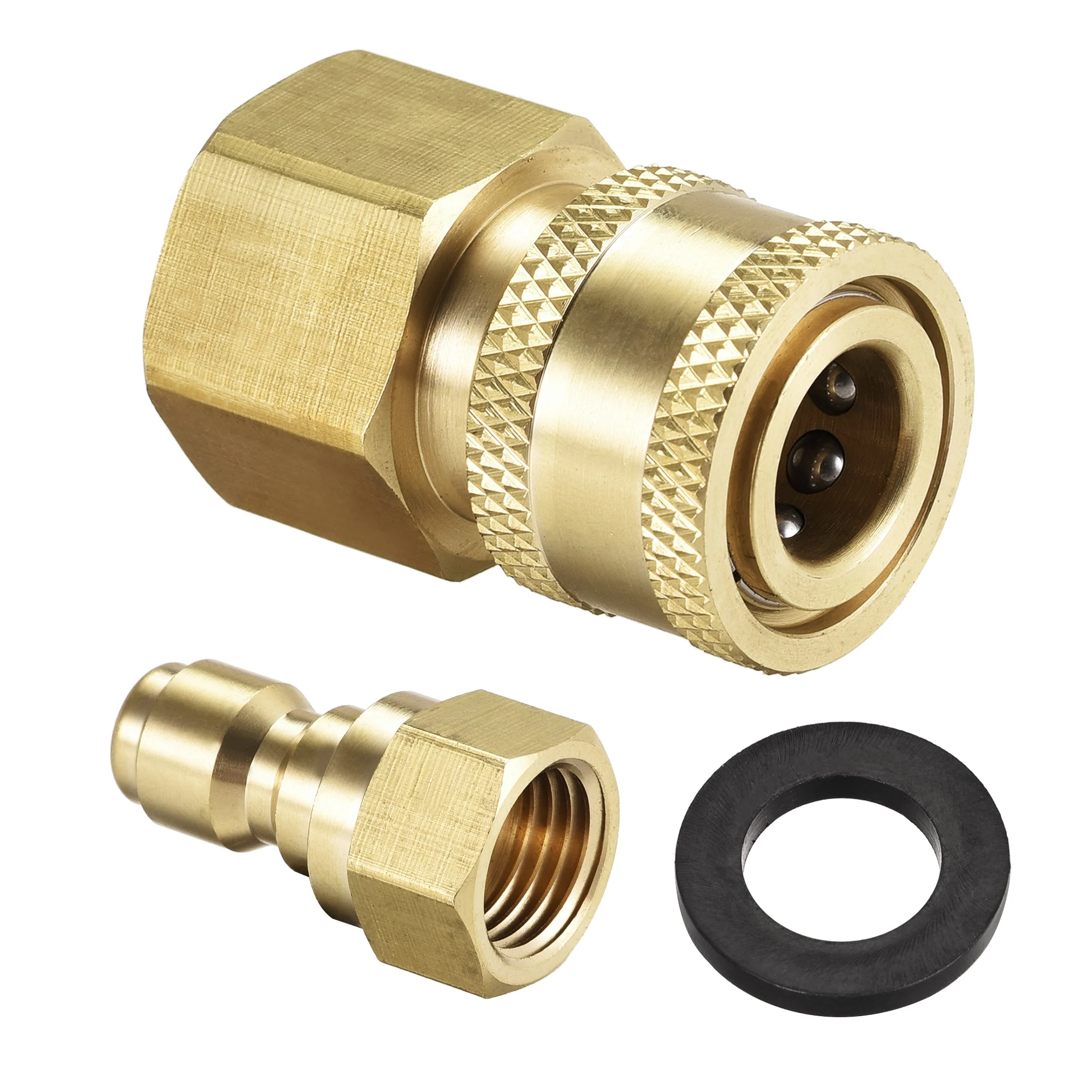 Brass Quick Connect Set M14x1.5 & M22x1.5 Female Thread