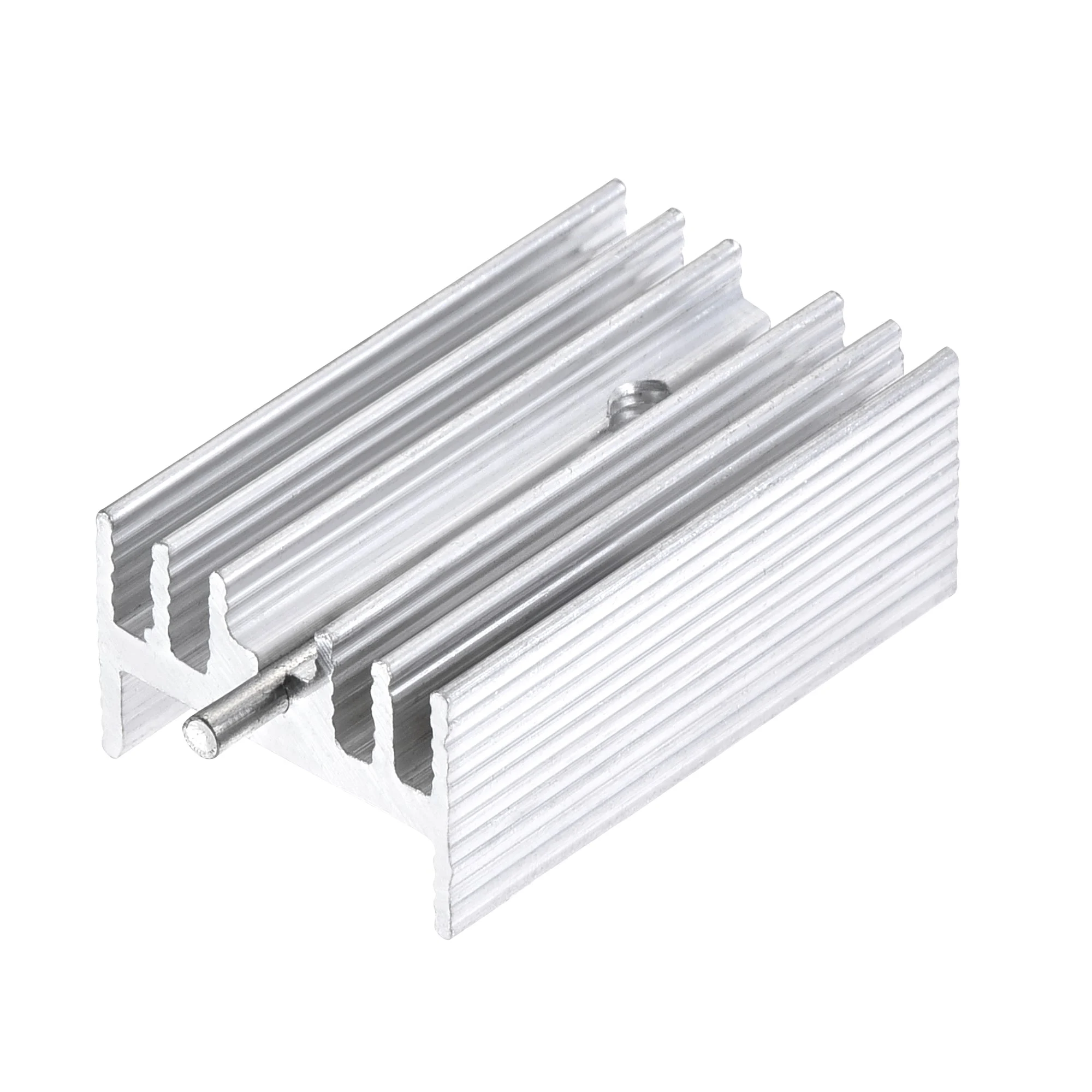 25x15x10mm TO-220 Aluminum Heatsink for Cooling MOSFET Transistor Diodes with a Support Pin 10pcs