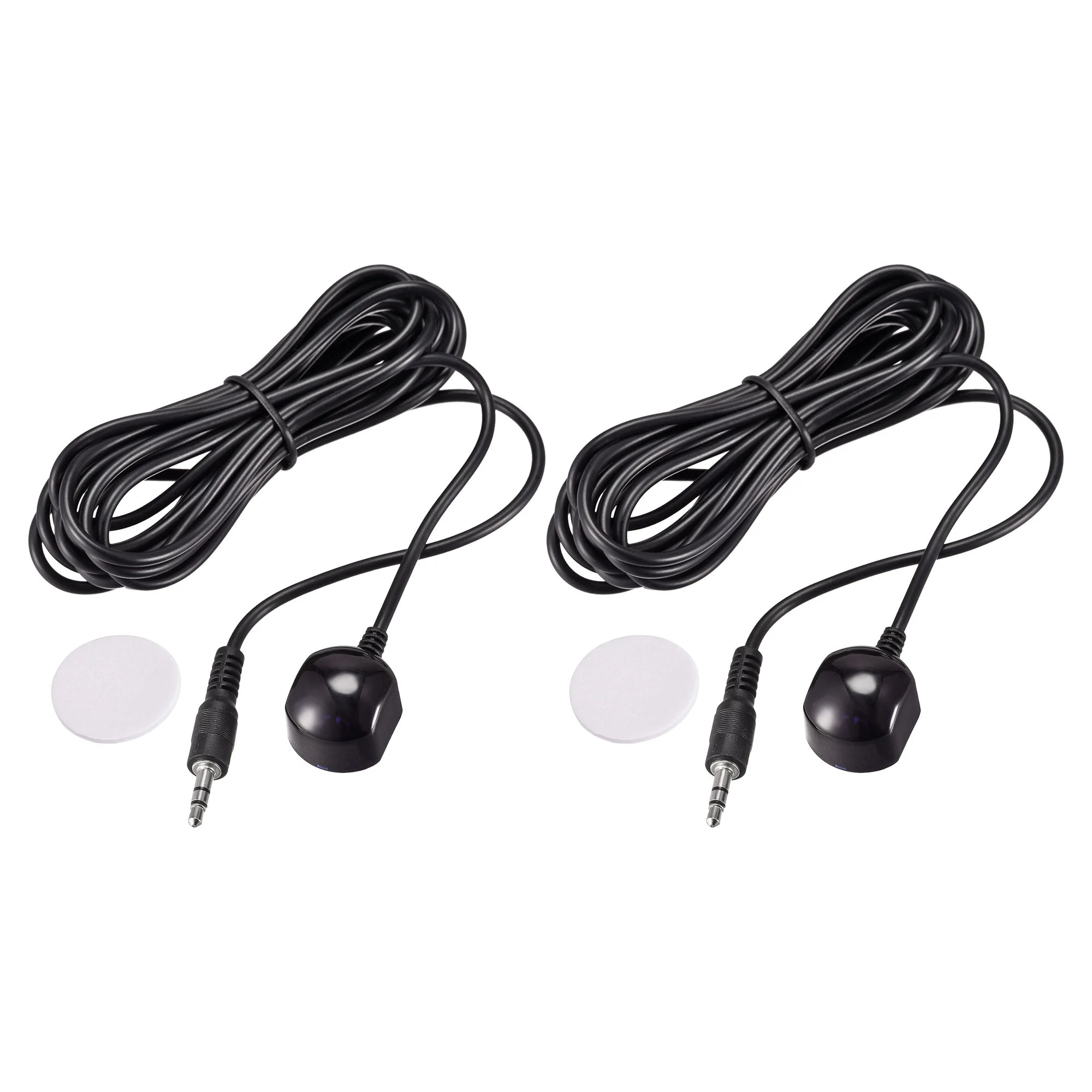 Uxcell IR Infrared Receiver Extender Cable 3.5mm Jack 9.8FT Long Less Than 26FT Receiving Distance 2pcs