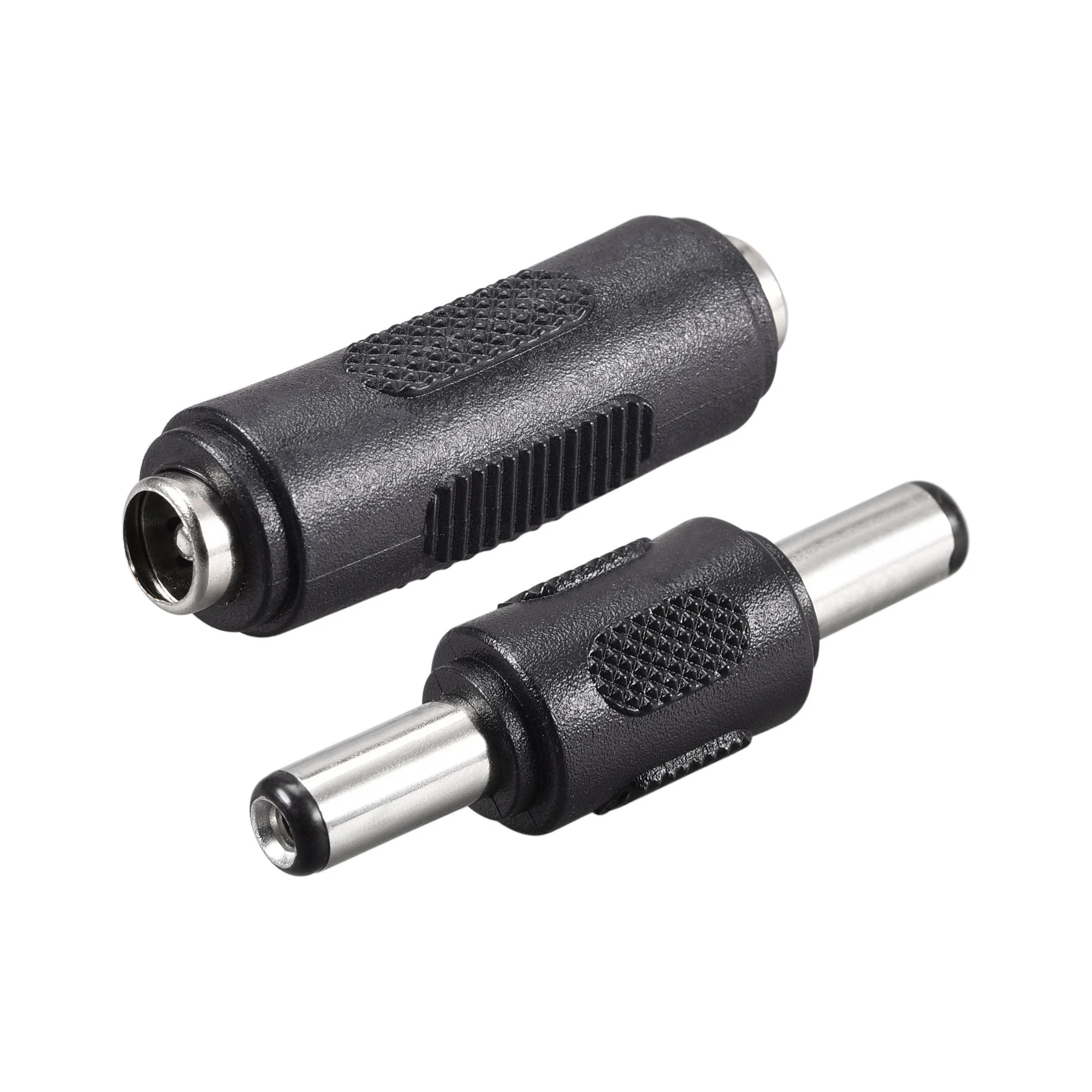 5.5mm x 2.1mm DC Power Jack Adapter Set Barrel Connector for CCTV Camera, Male-Male 5pcs & Female-Female 5pcs