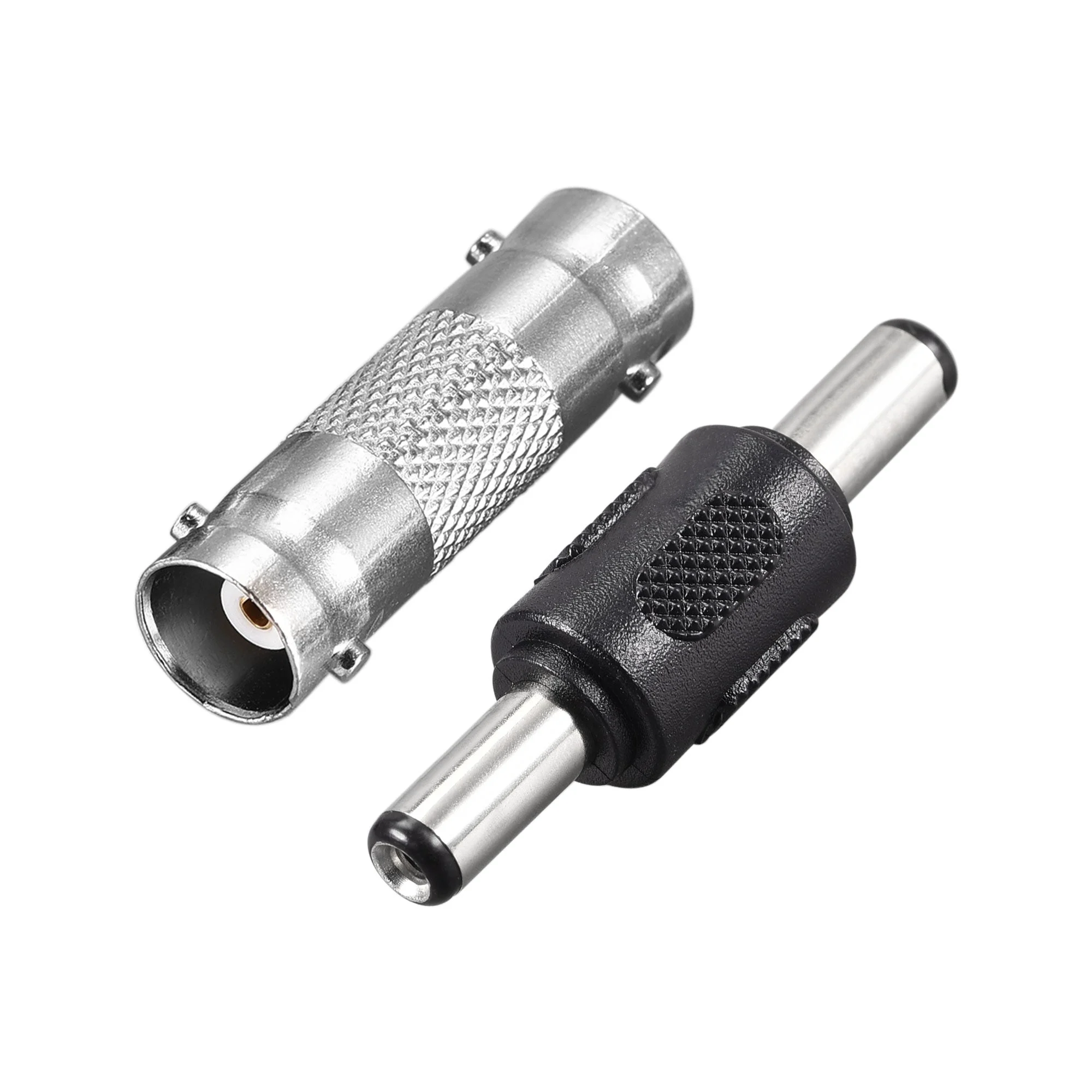 5.5mm x 2.1mm DC Power Jack & BNC Adapter Set, DC Male-Male Barrel Connector 5pcs, BNC Female-Female Adapter 5pcs, for CCTV Camera