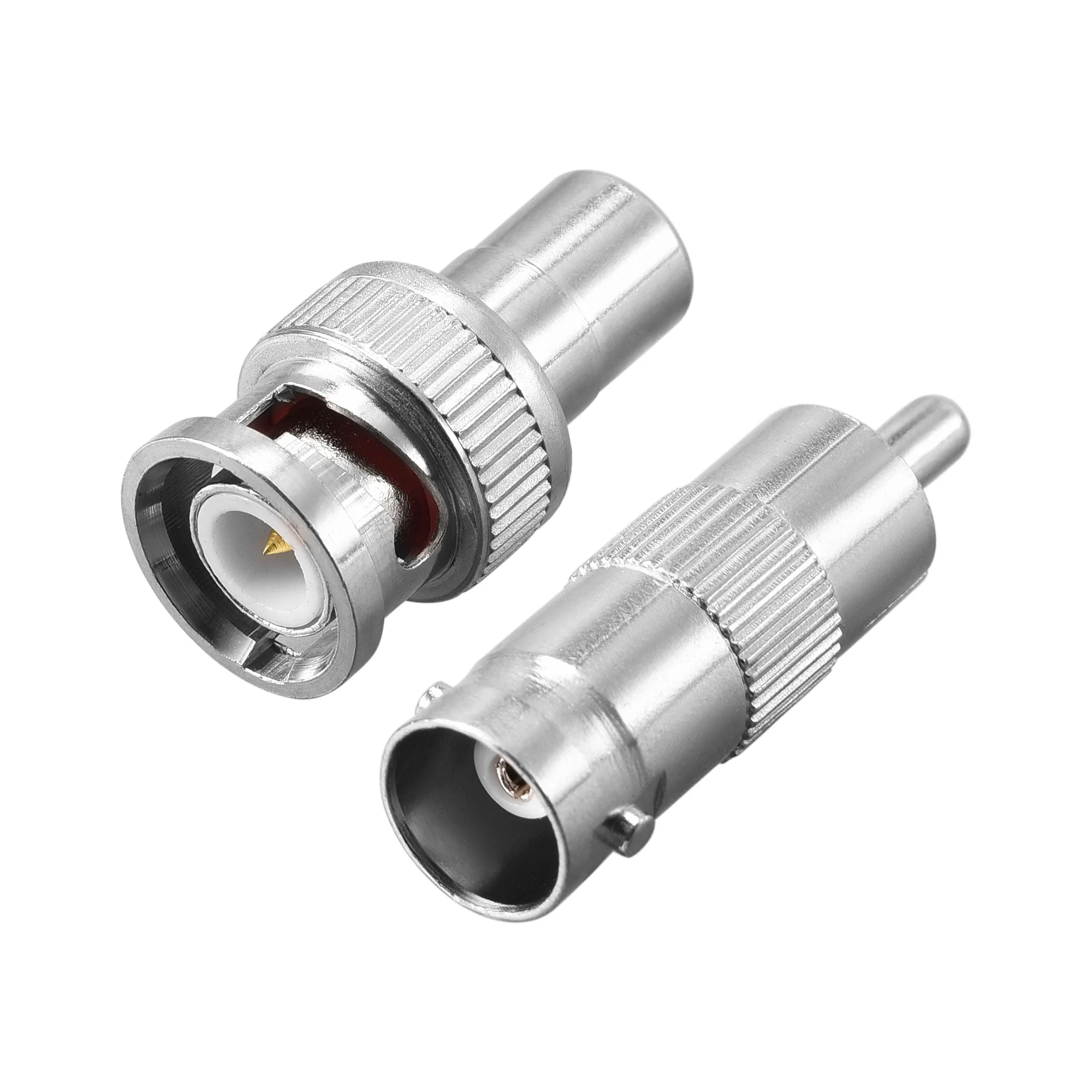 BNC RCA Jack Adapter Connector for CCTV Camera, BNC Male to RCA Female 10pcs & BNC Female to RCA Male 10pcs