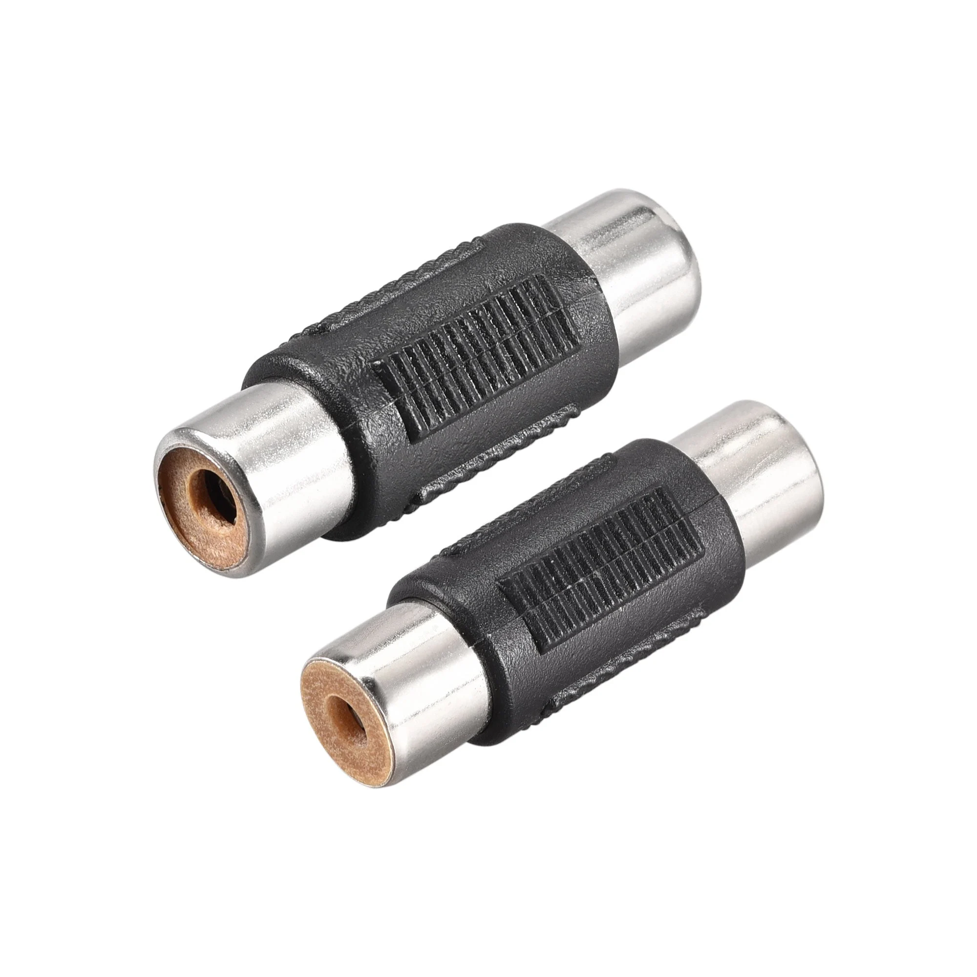 Uxcell RCA Female to RCA Female Audio Video Coupler Adapter Nickel Plated 2pcs