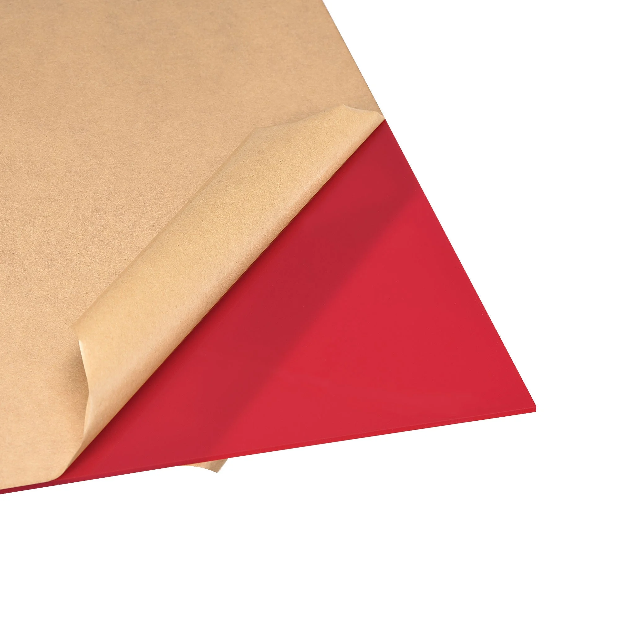 Red Cast Acrylic Sheet,12" x 12",3mm Thick,Plastic PMMA Acrylic Board