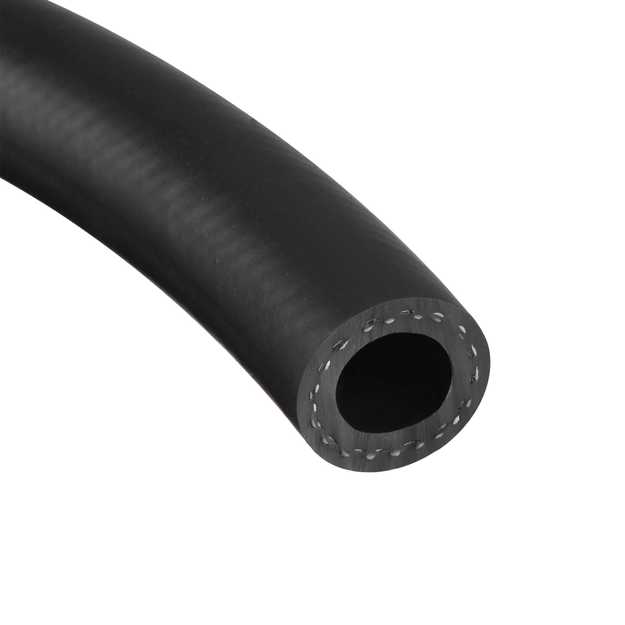 16mm ID Fuel Line Hose, 26mm OD 2ft Black Rubber Oil Hose for Fuel System, Oil, Lubricant