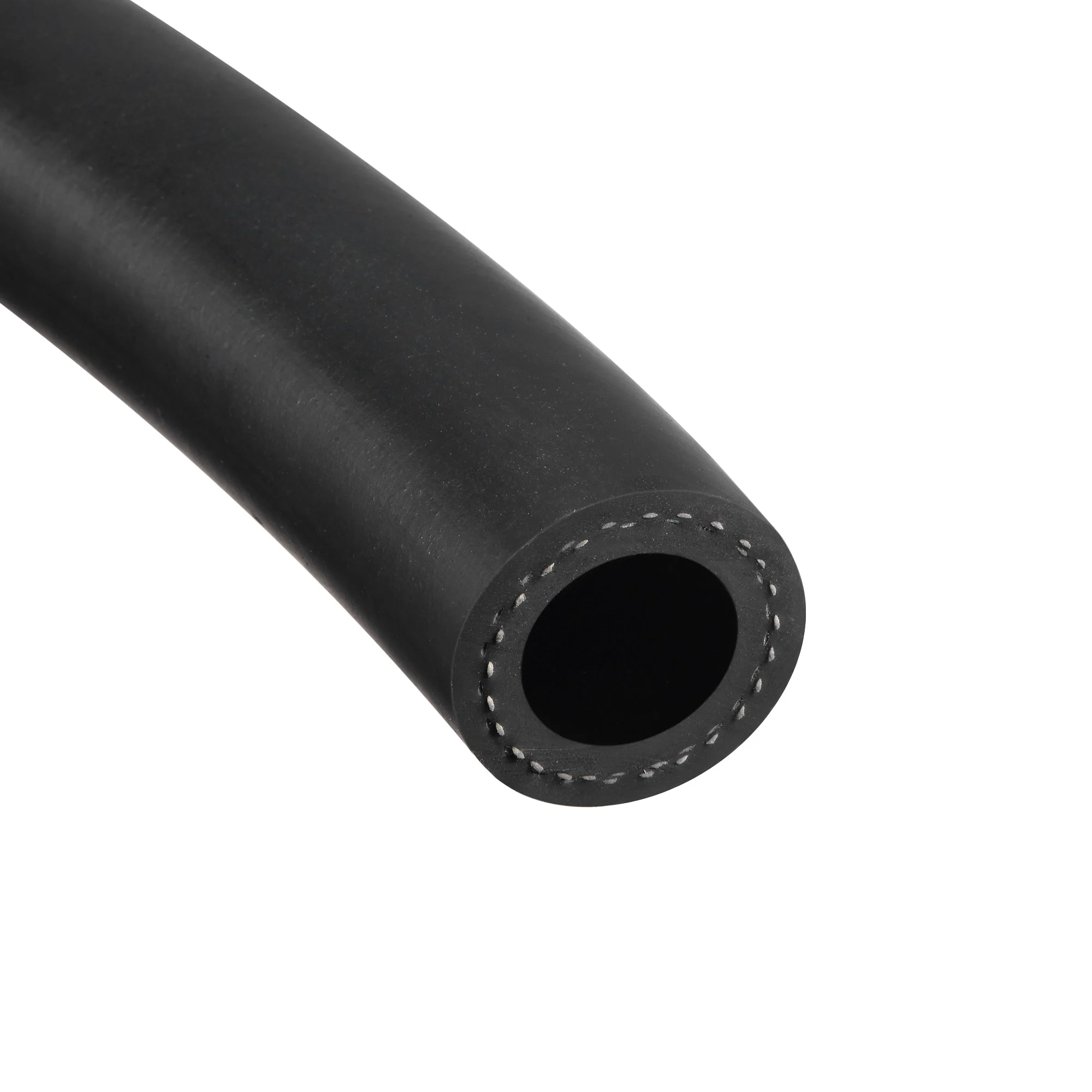 3/4" ID Fuel Line Hose, 1 3/16" OD 2ft Black Rubber Oil Hose for Fuel System