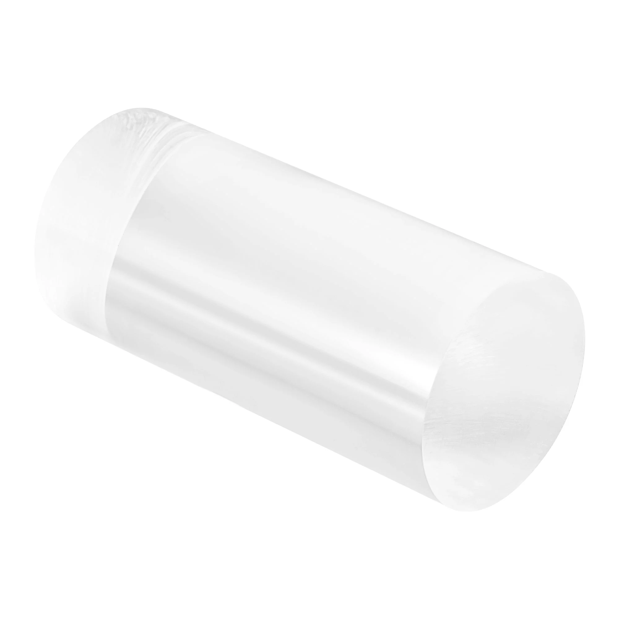 Acrylic Round Rod, Clear,2" x 4-1/8", Solid Plastic PMMA Bar Stick