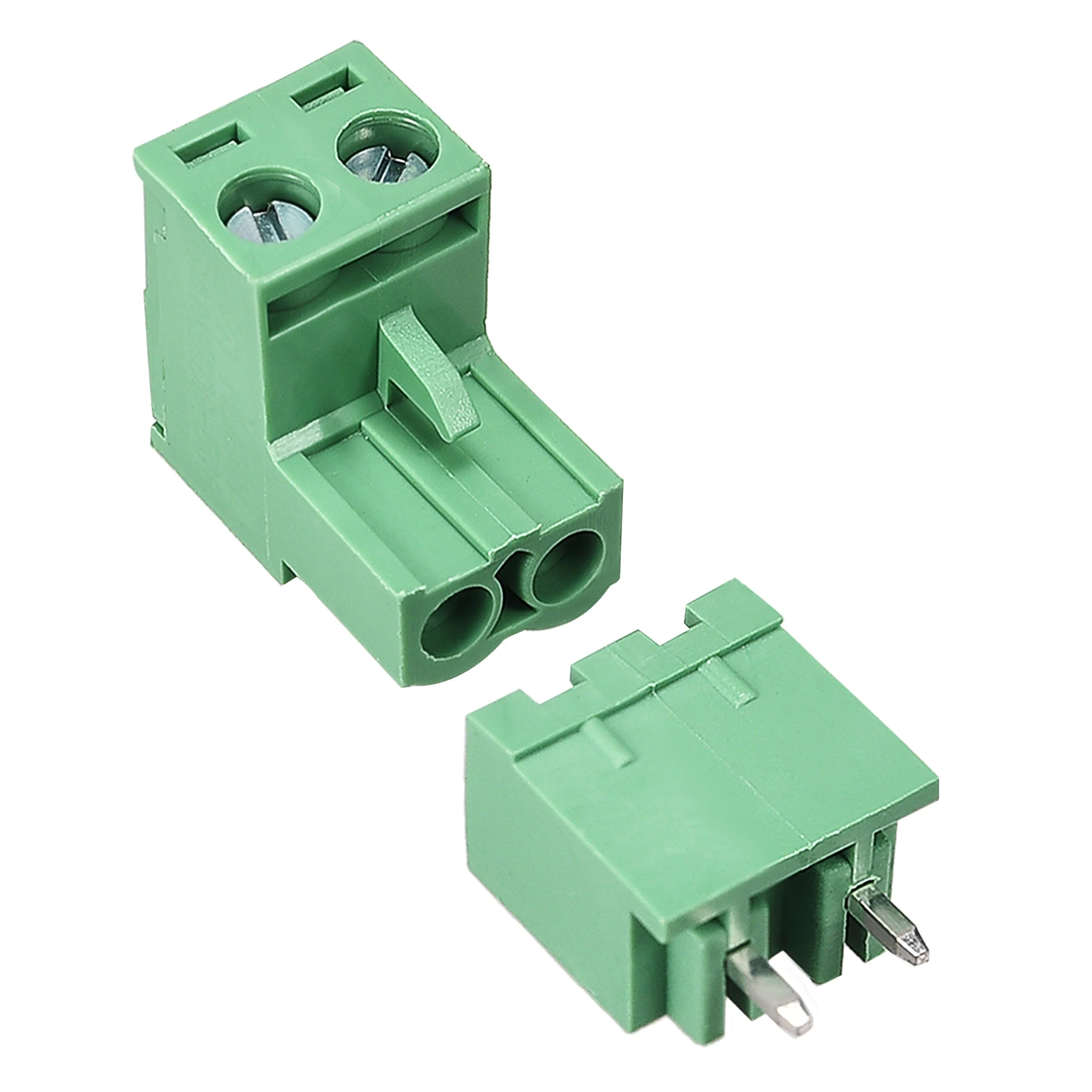 2 Pin 5.08mm Pitch Male Female PCB Screw Terminal Block 5 Sets