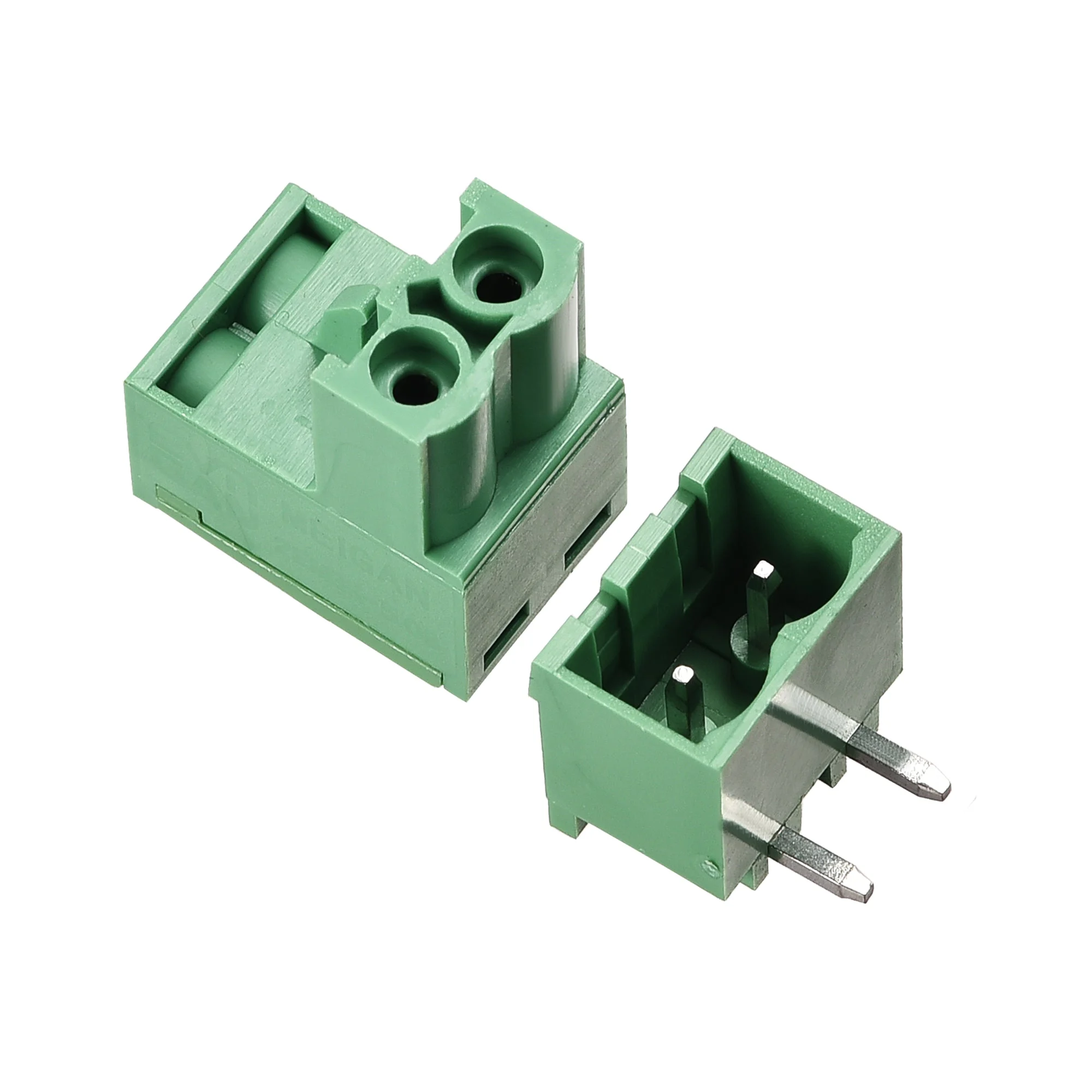 2-Pin 5.08mm Pitch Right Angle PCB Screw Terminal Block Connector 5 Sets
