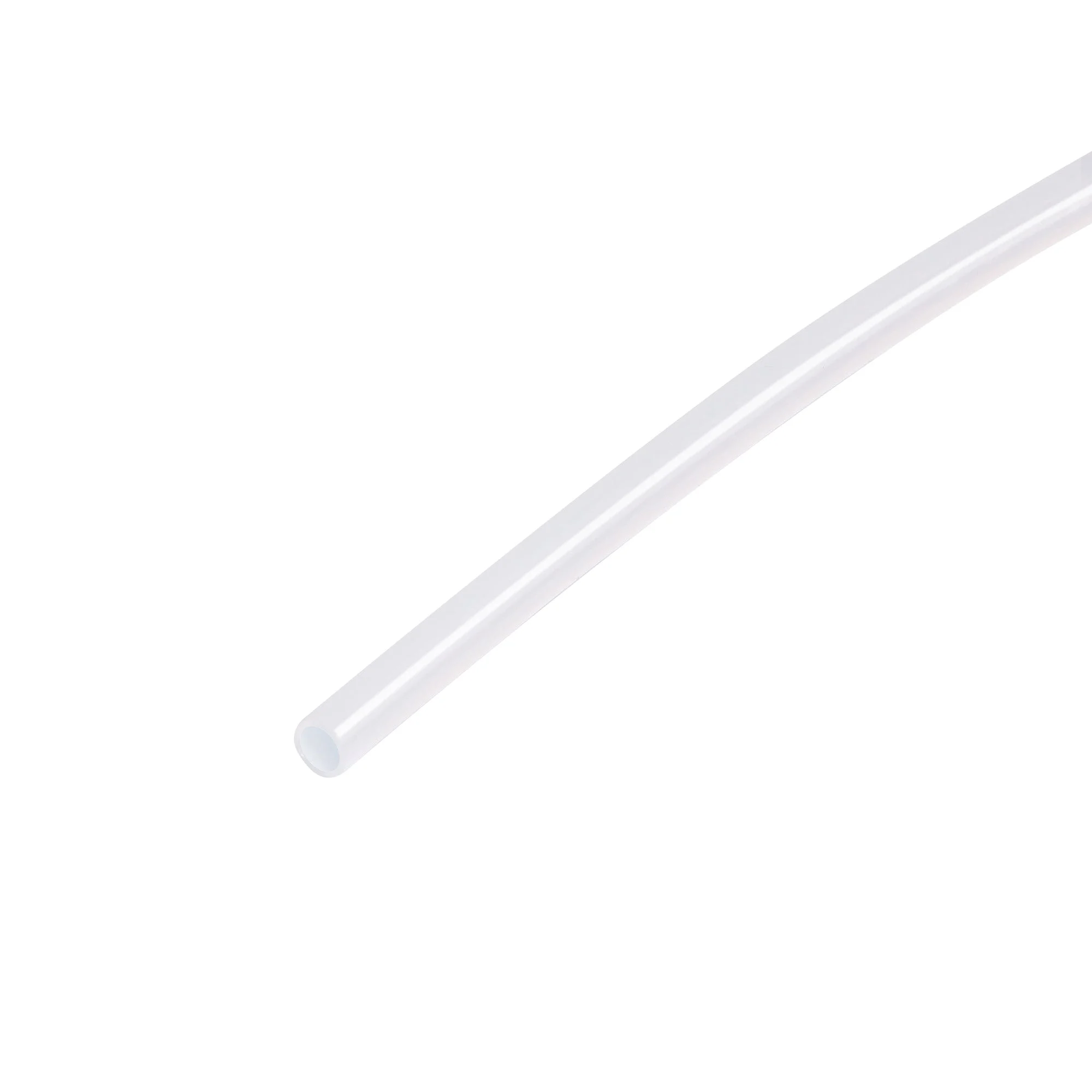 Uxcell PTFE Tubing Hose Multifunctional Insulating High Temperature Tube Pipe 0.6mm/0.02''ID x 1mm/0.04''OD x 19.7ft White