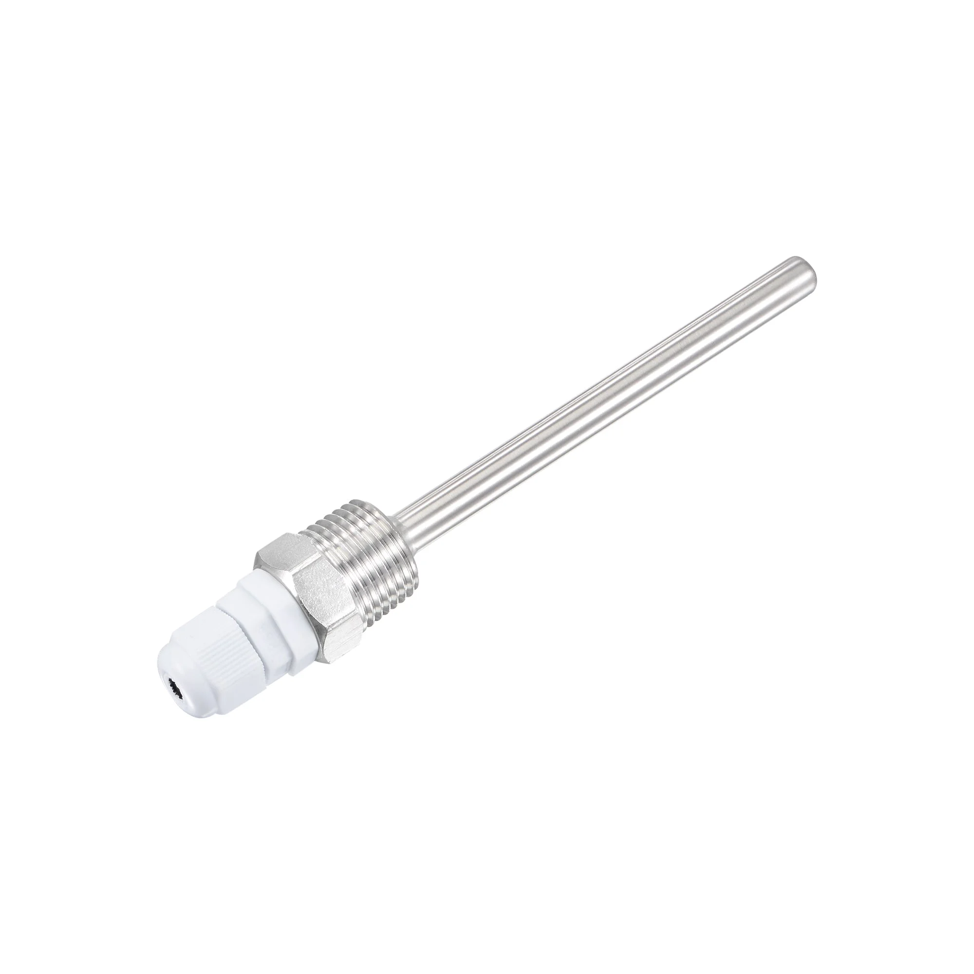 Thermowell Weldless 8mm Dia G1/2 304 Stainless Steel 100mm for Beer Fermenter