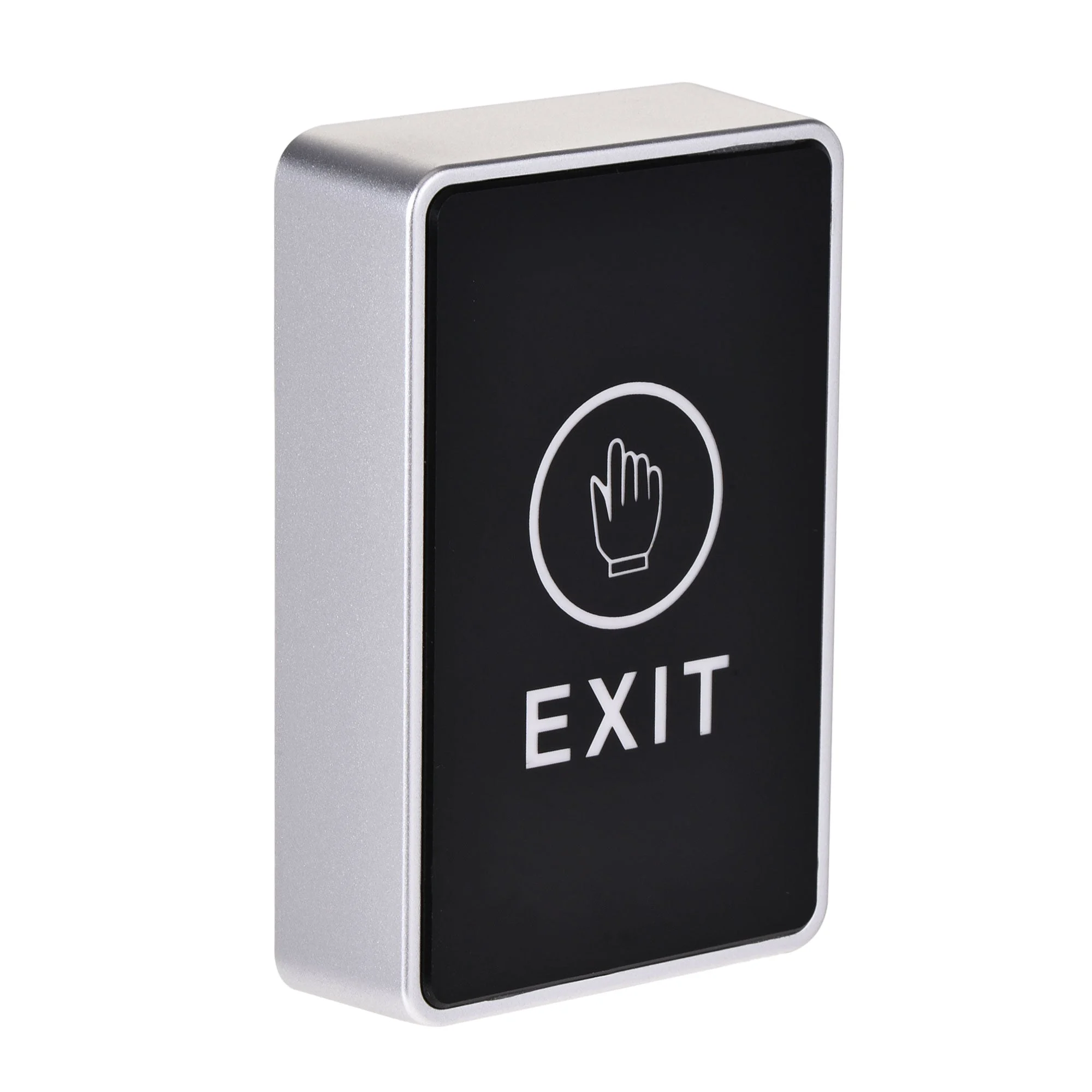 Uxcell Touch Sensor Door Exit Release Button NO/NC/COM Switch for Access Control 86mmx55.78mm Panel Black DC 12V-24V 3A