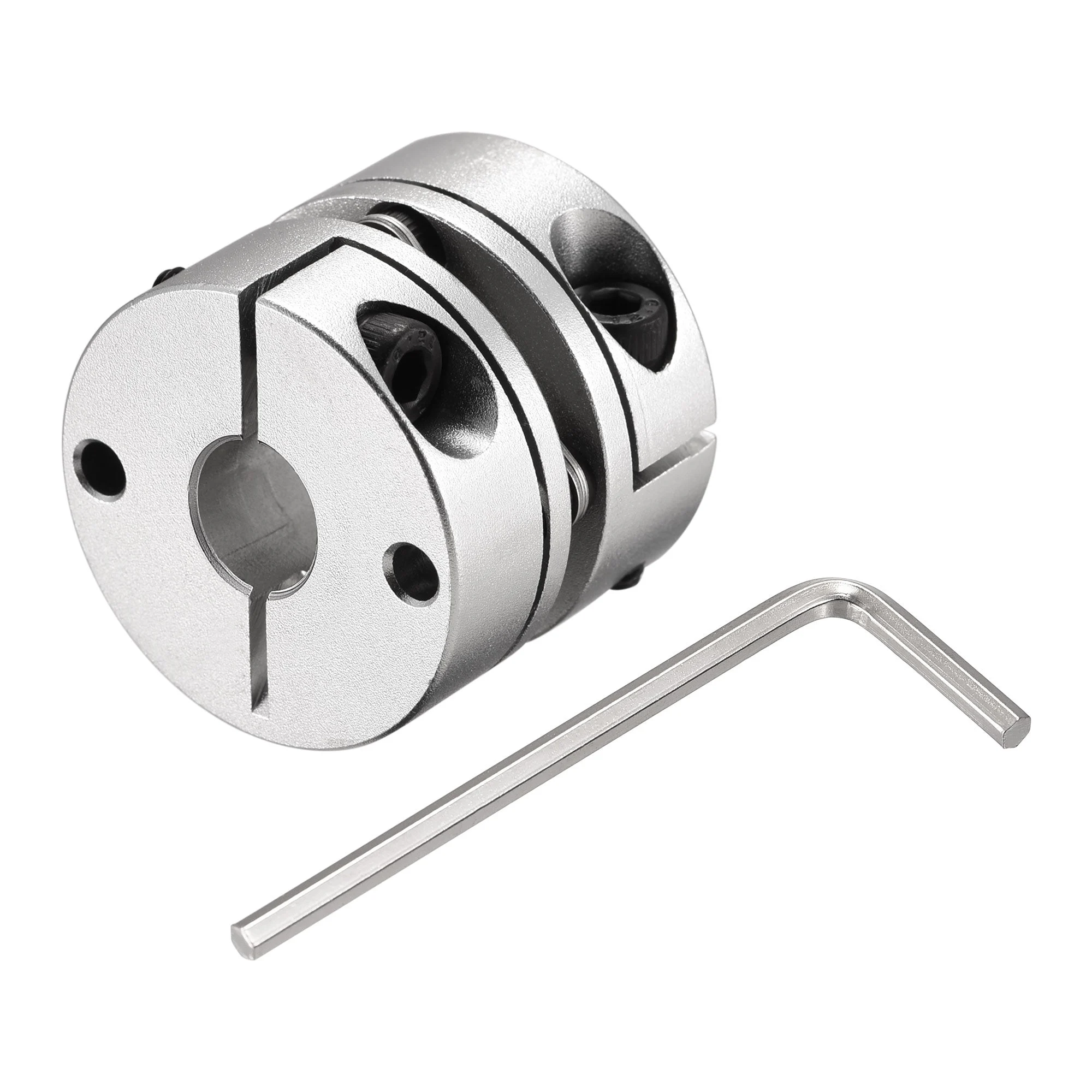 8mm to 12mm Bore One Diaphragm Motor Wheel Flexible Coupling Joint M4 Wrench
